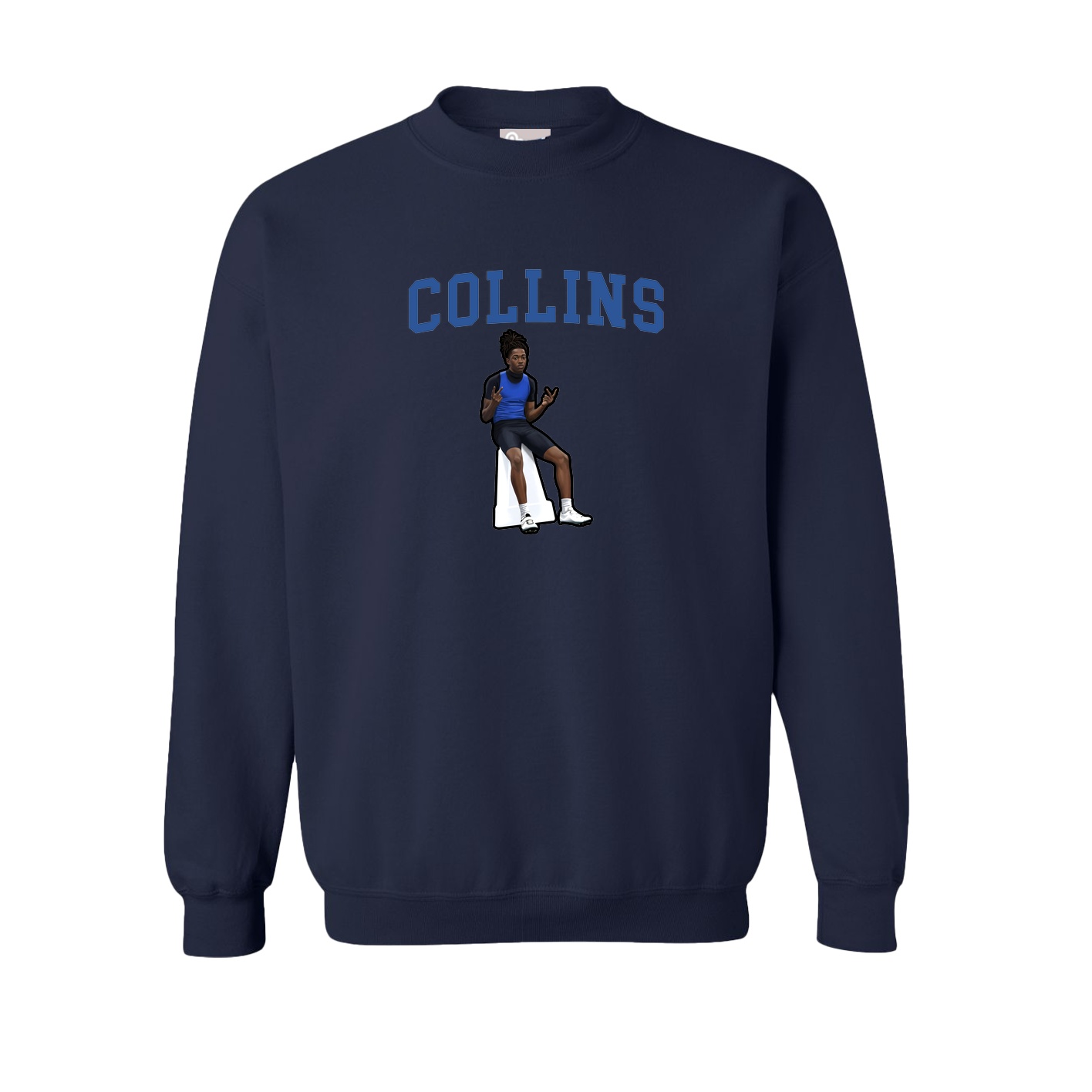 Fleece Crew — Shirsey in Navy
