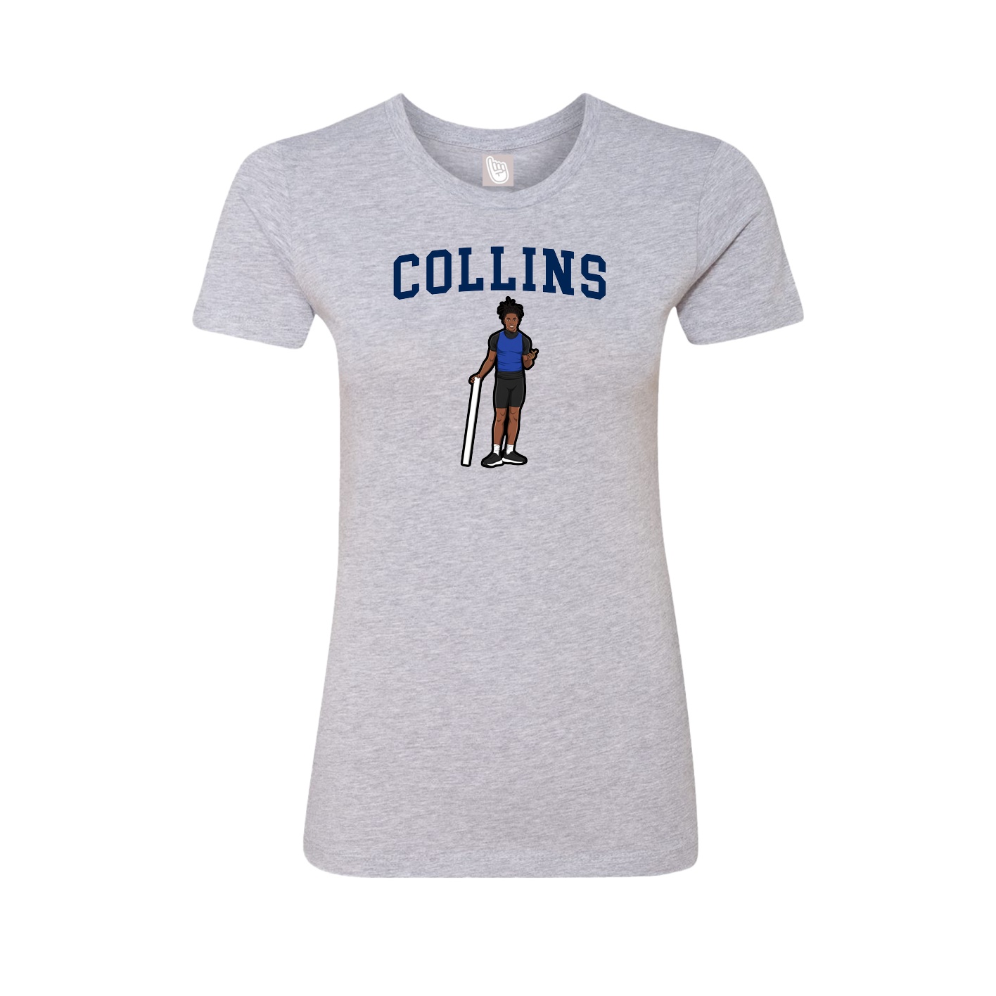 Fitted Women's Tee — Shirsey in Grey