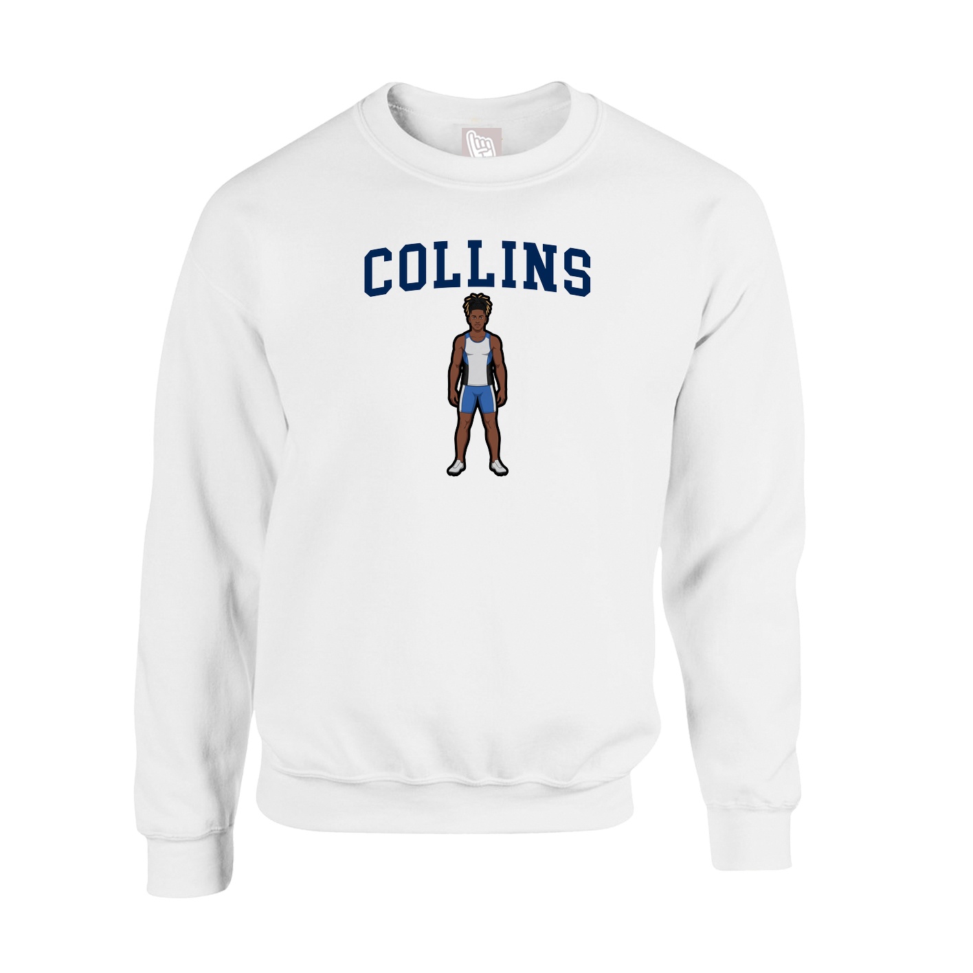 Fleece Crew — Shirsey in White