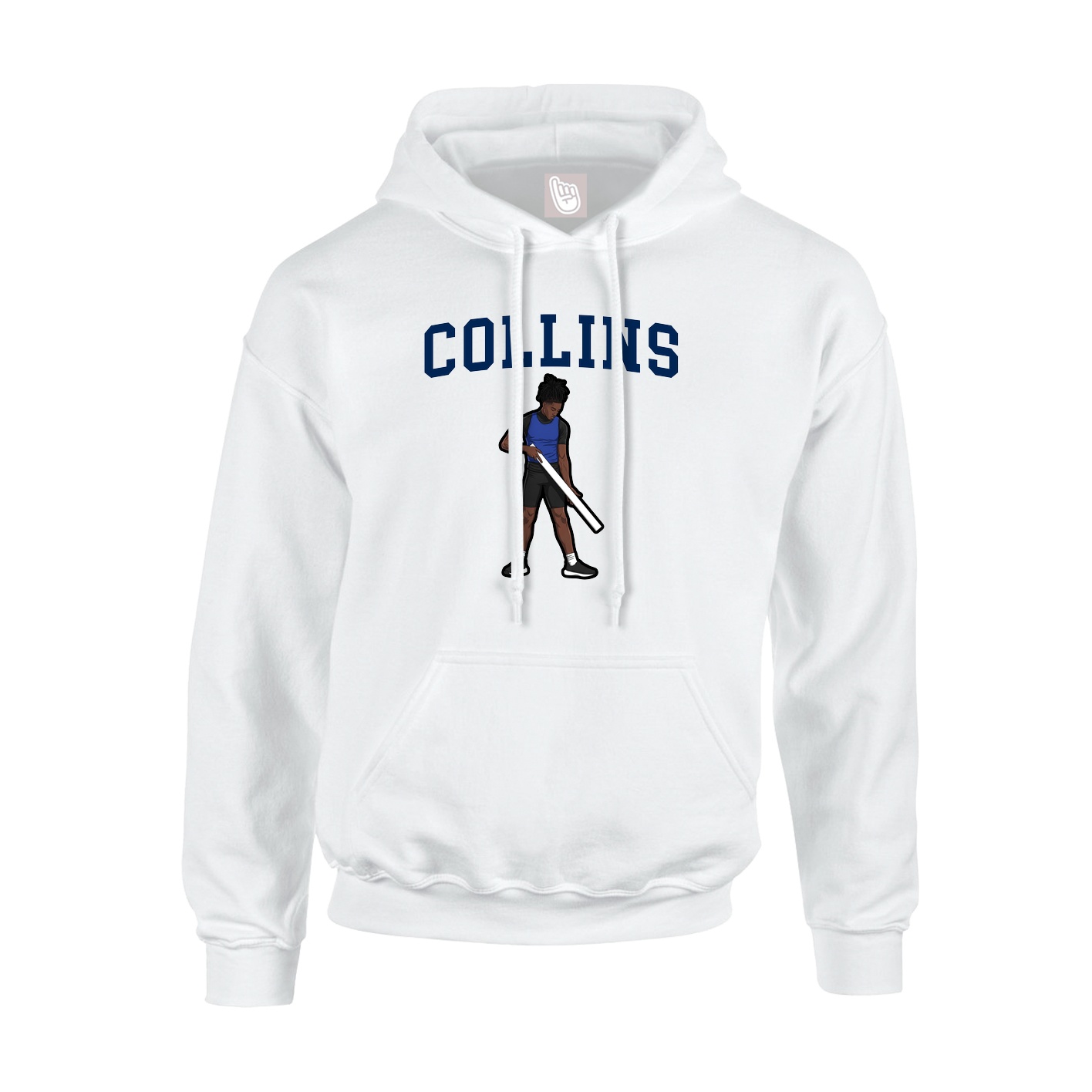 Hoodie — Shirsey in White