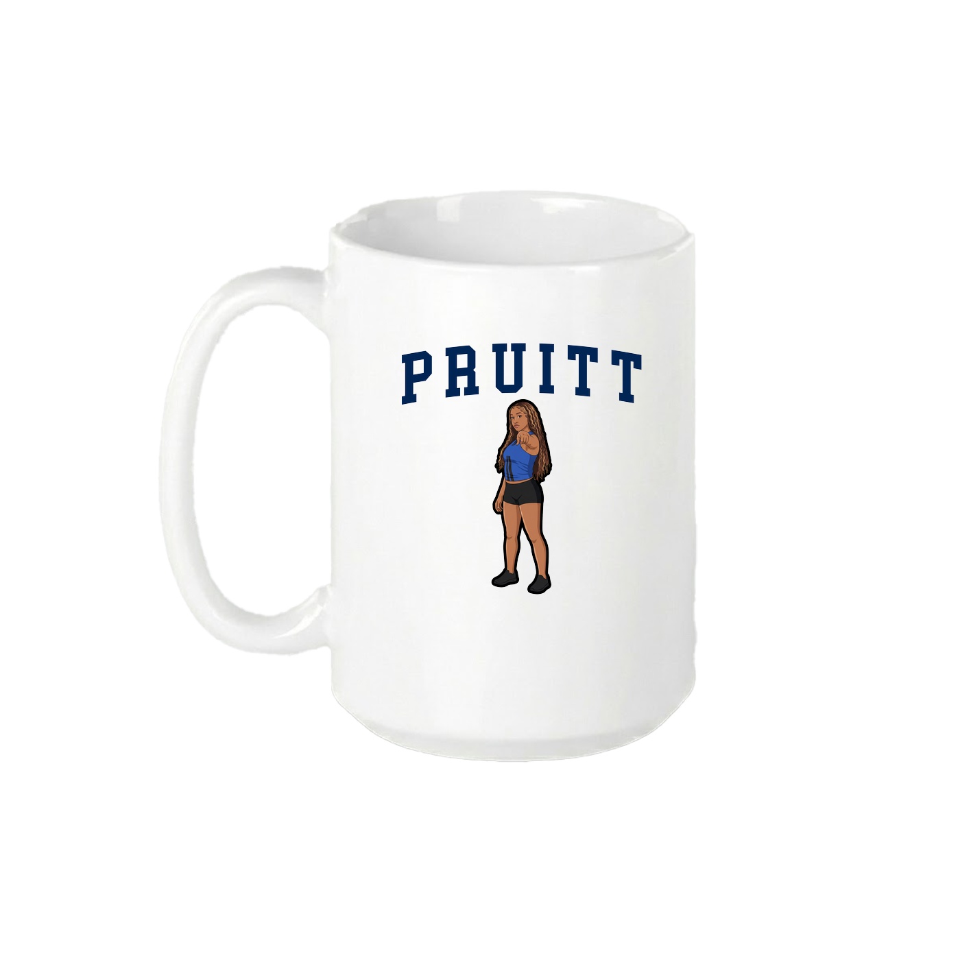 15oz Coffee Mug — Shirsey in White