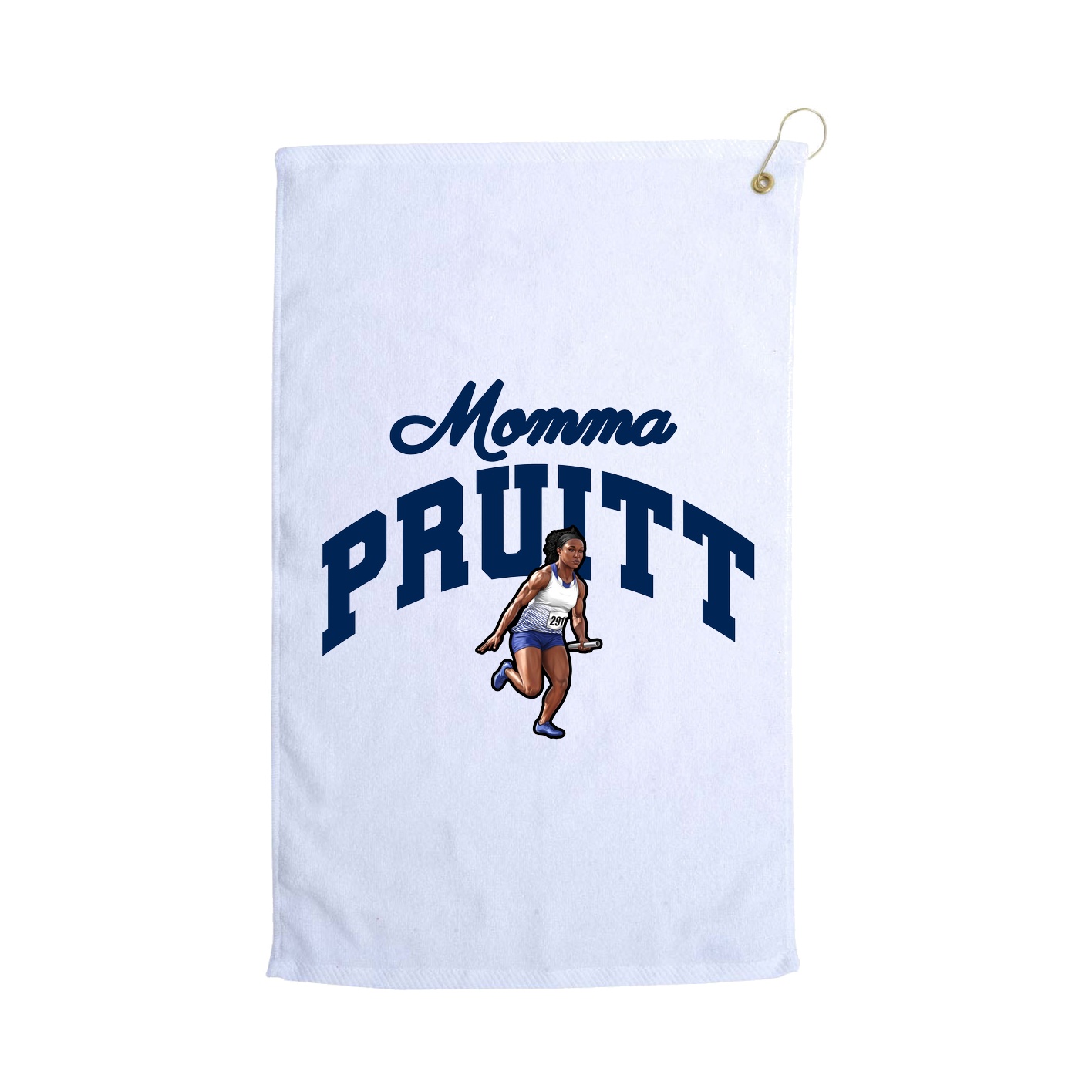 Golf Towel — Mothers Day Arch in White