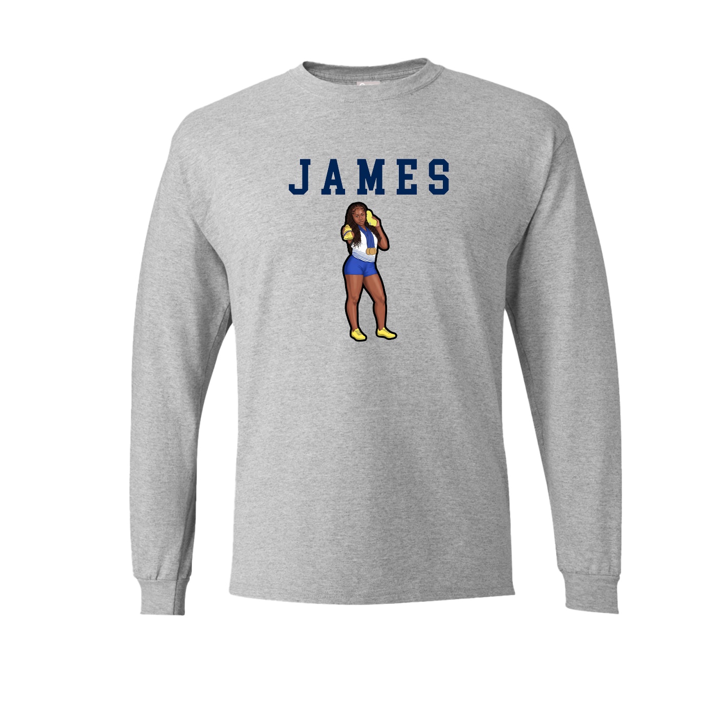 Long Sleeve Tee — Shirsey in Grey