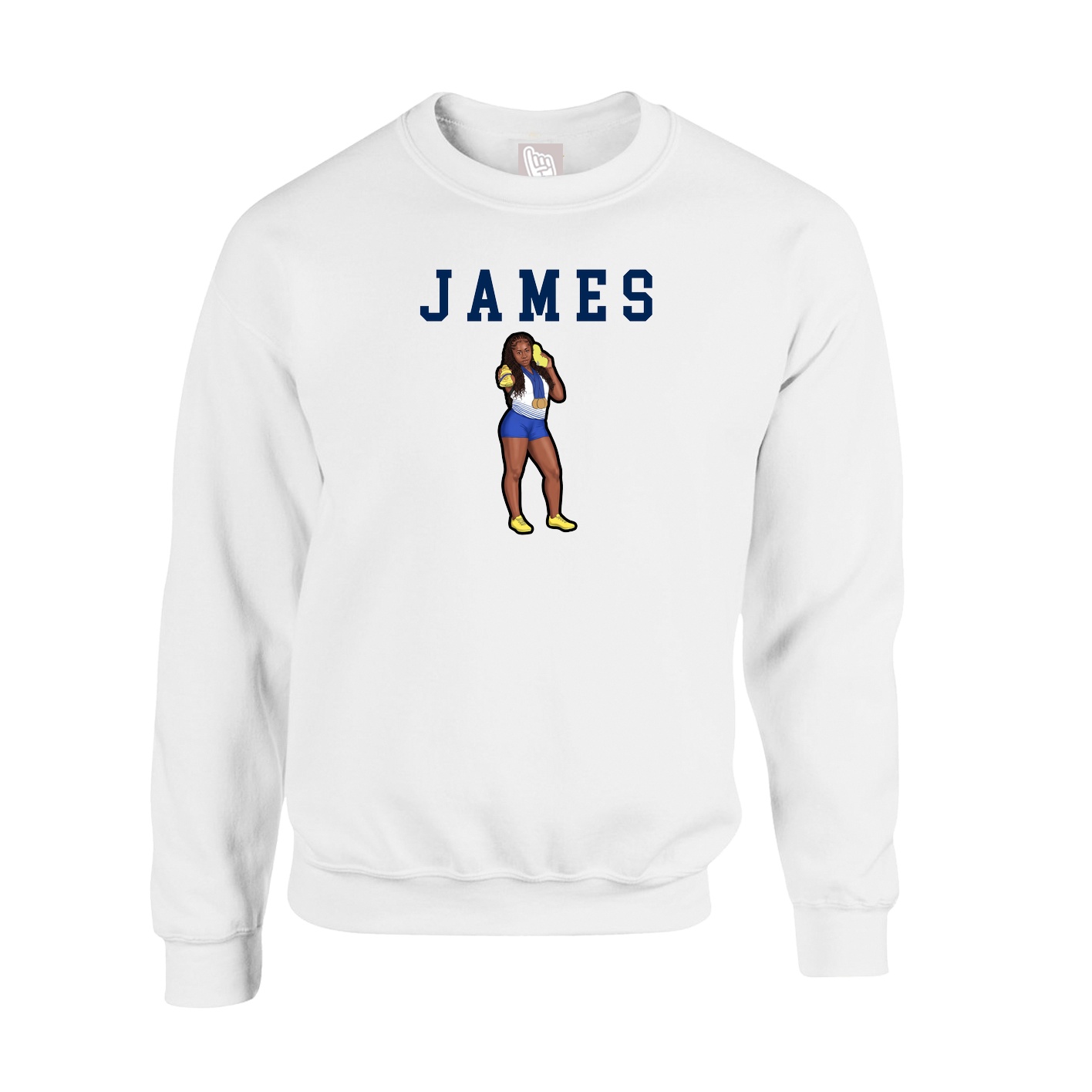 Fleece Crew — Shirsey in White