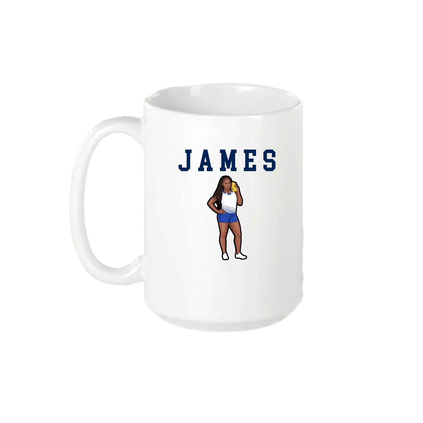 15oz Coffee Mug — Shirsey in White