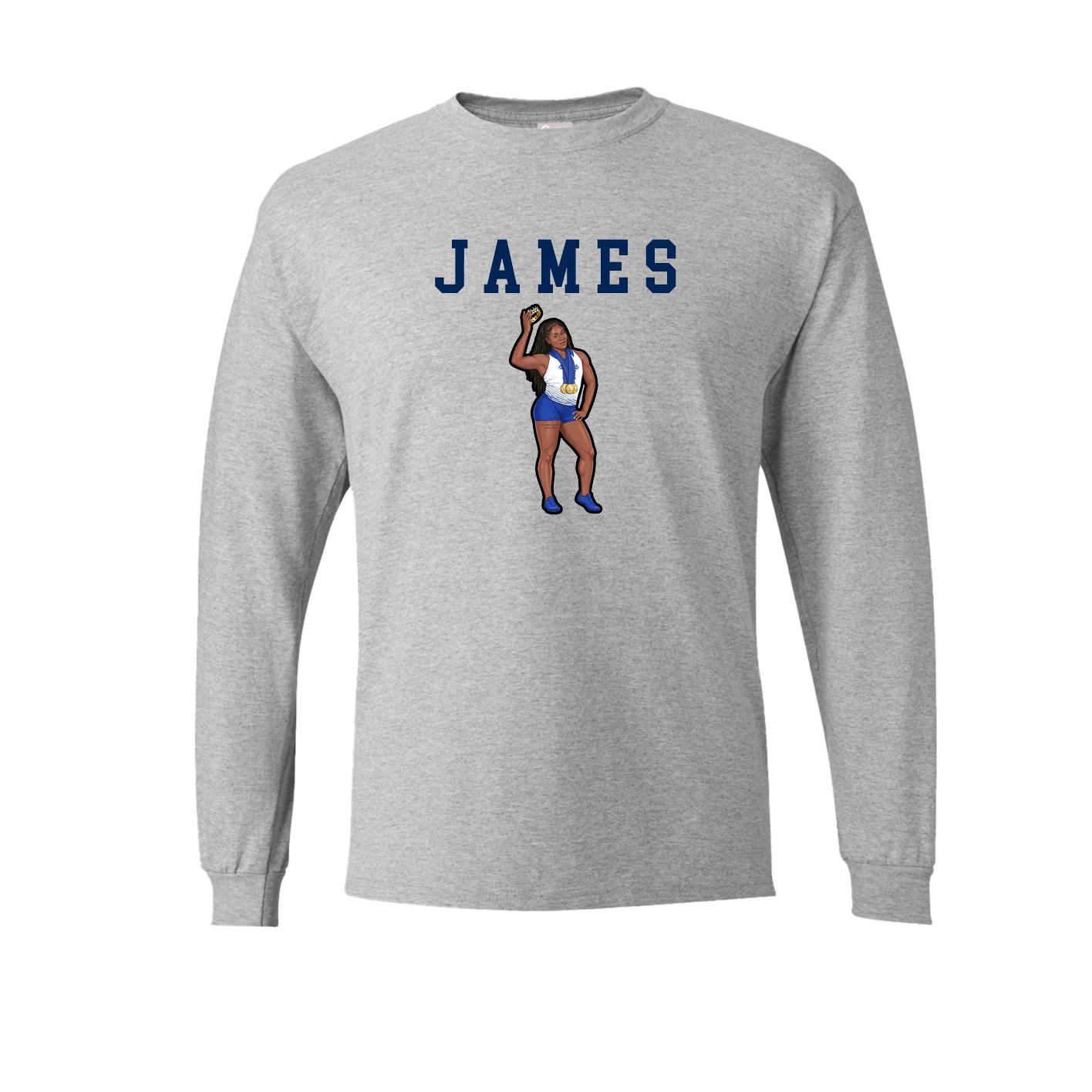 Long Sleeve Tee — Shirsey in Grey