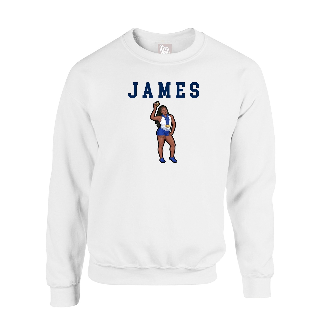 Fleece Crew — Shirsey in White