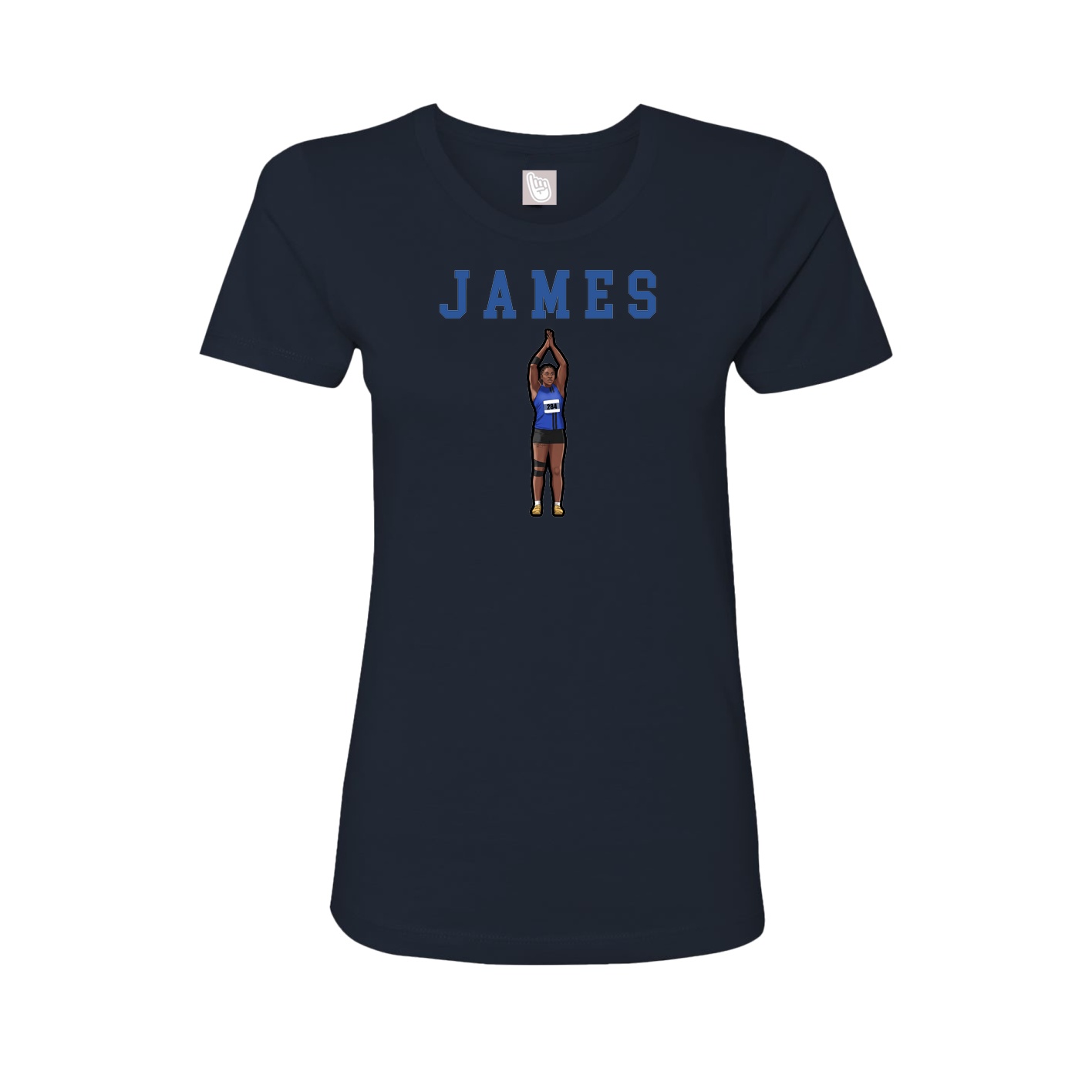 Fitted Women's Tee — Shirsey in Navy