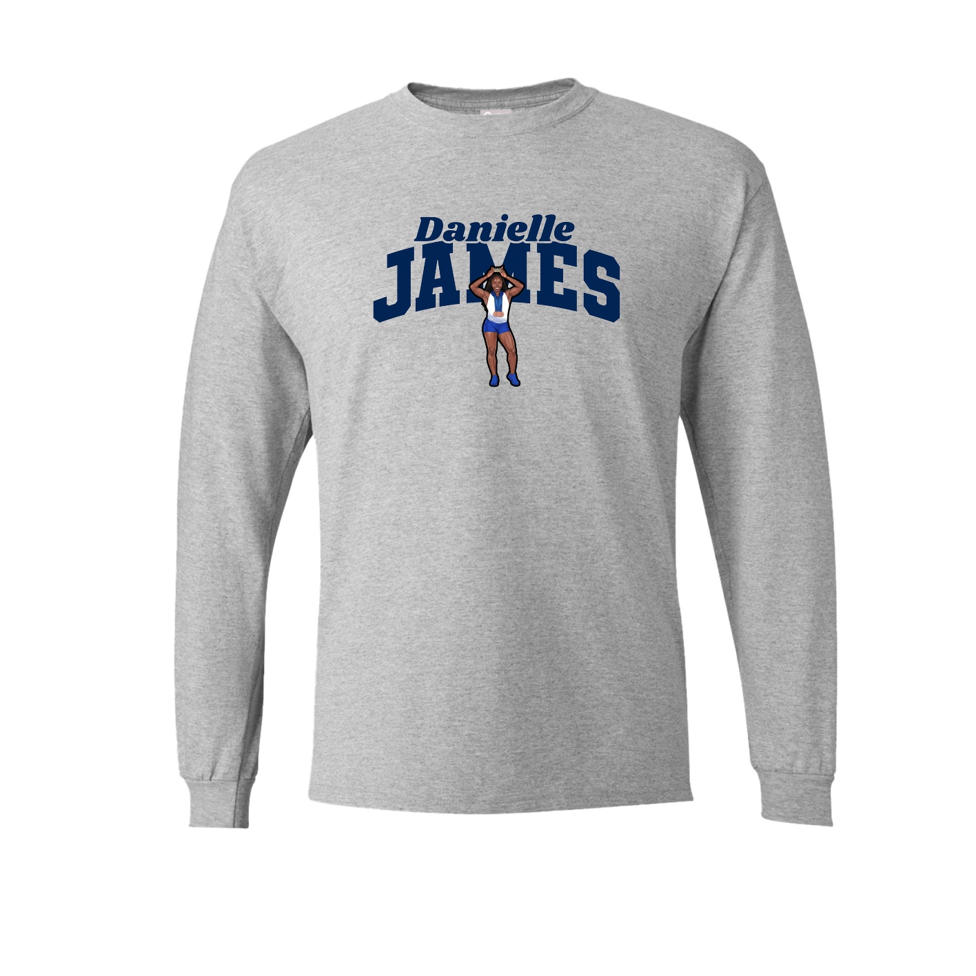 Long Sleeve Tee — Signature Arch in Grey