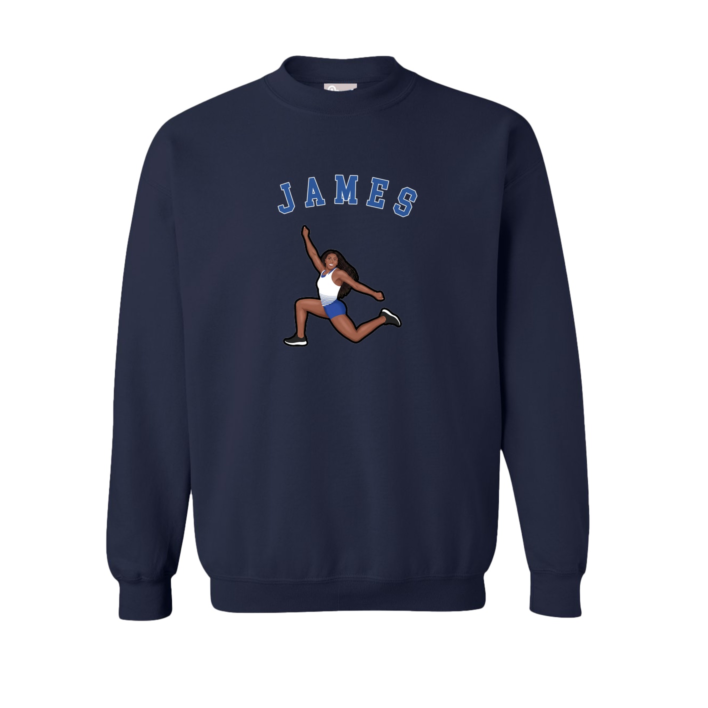 Fleece Crew — Shirsey Arch in Navy