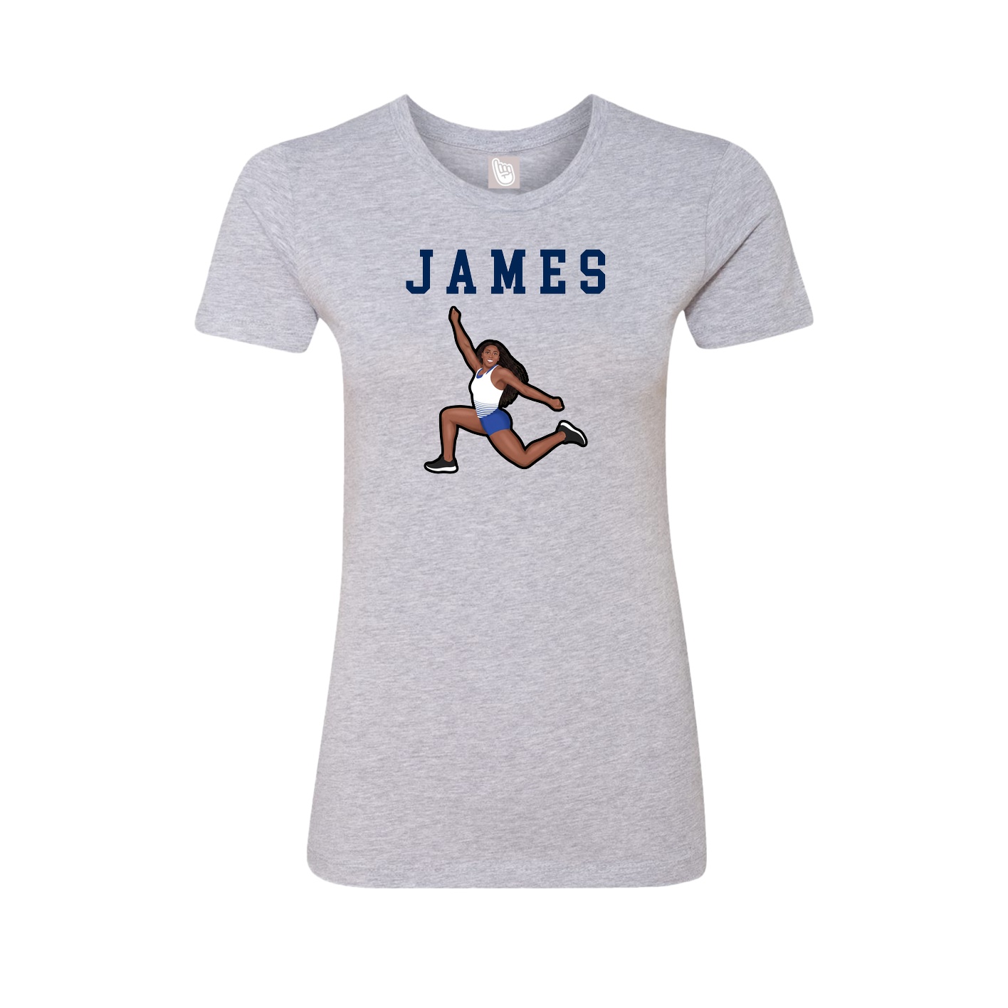 Fitted Women's Tee — Shirsey in Grey