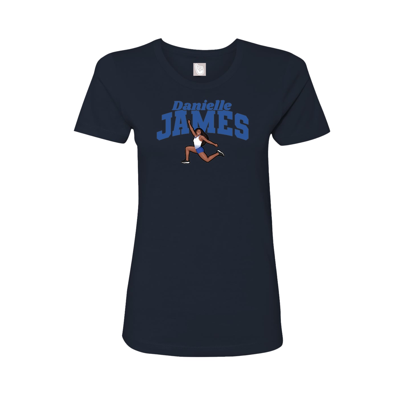 Womens Tee — Signature Arch in Navy