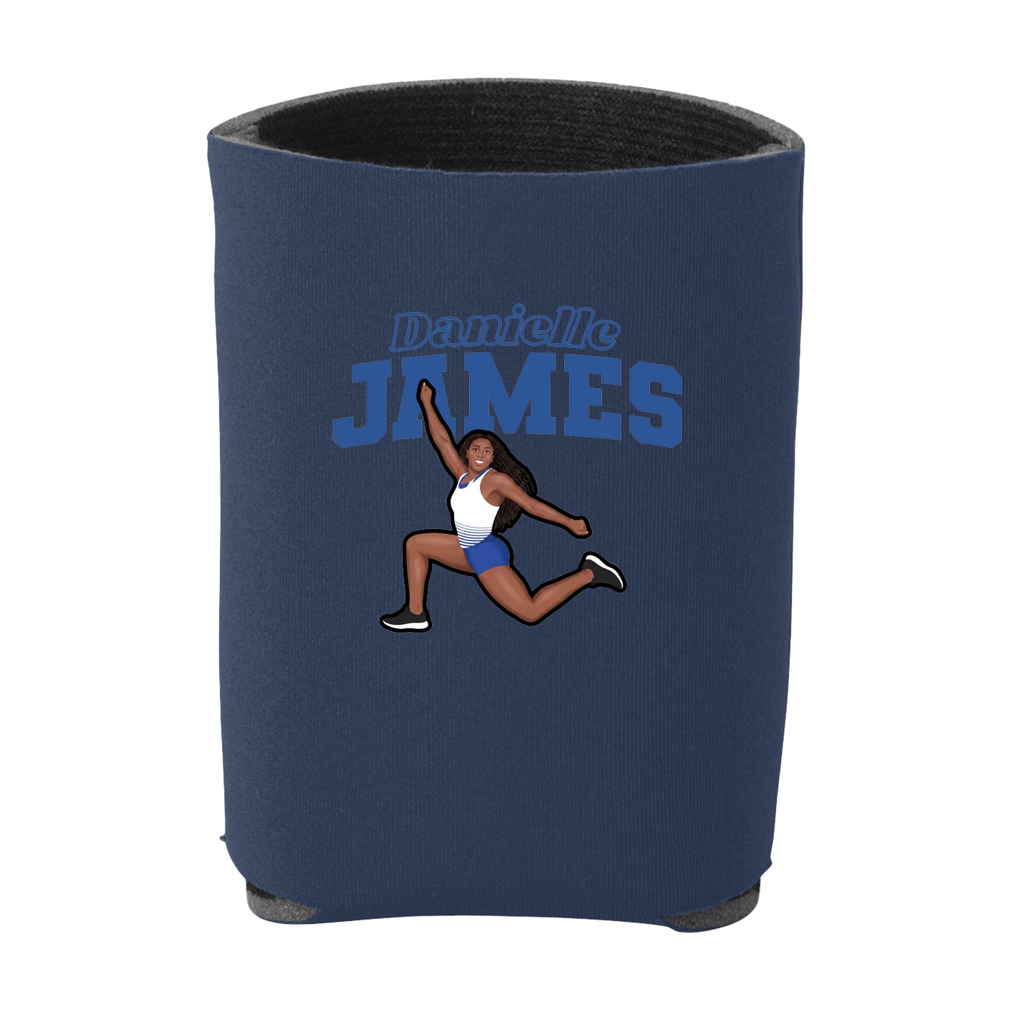 Can Holder — Name Arch in Navy
