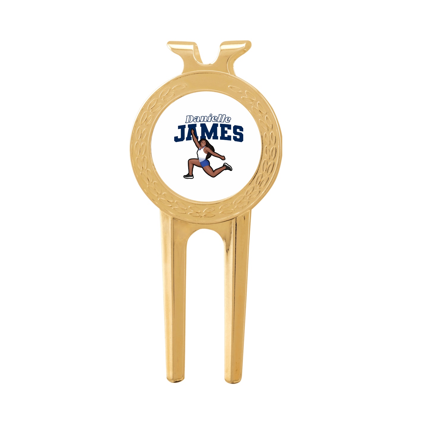 Divot Tool with Ball Marker — Name Arch in Classic