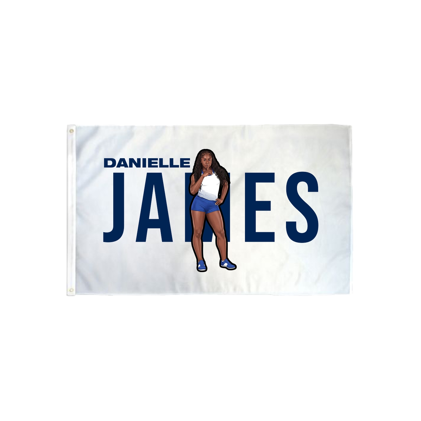 3x5 Flag — Player Name in Classic