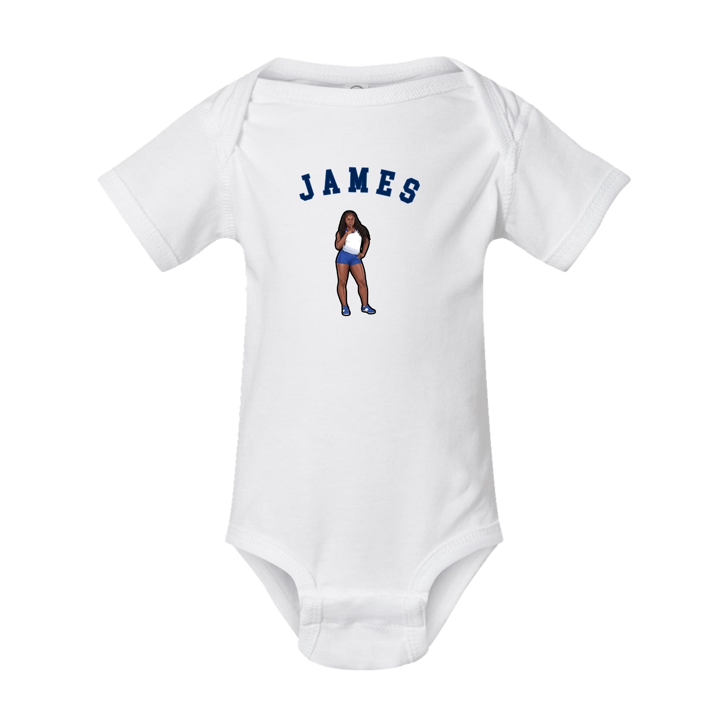 Baby Onesie — Shirsey Arch in White