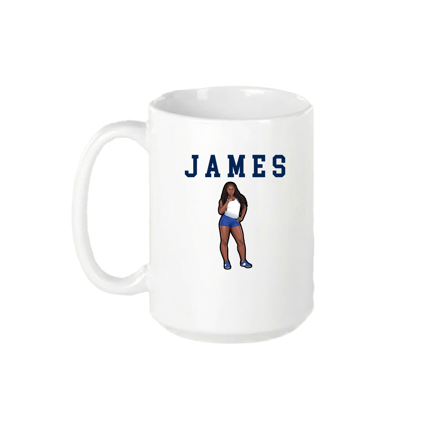 15oz Coffee Mug — Shirsey in White