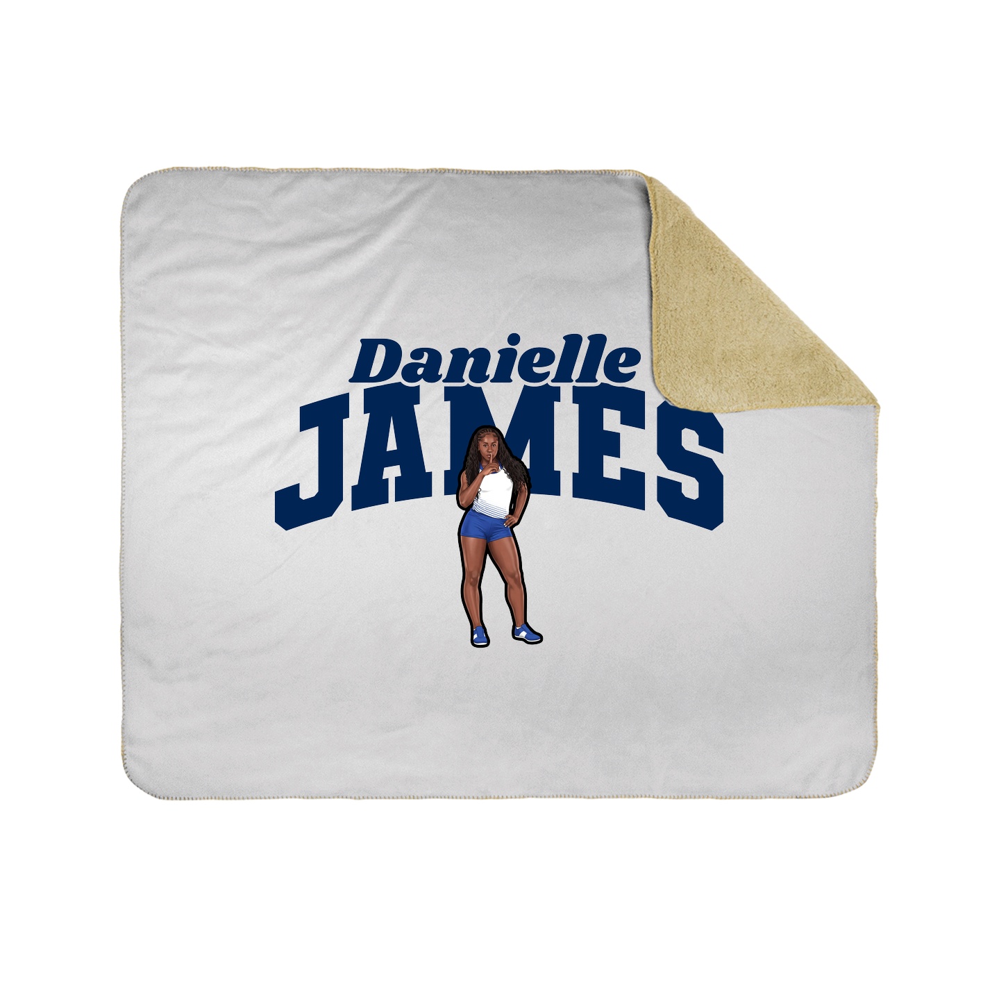 Throw Blanket — Signature Arch in White