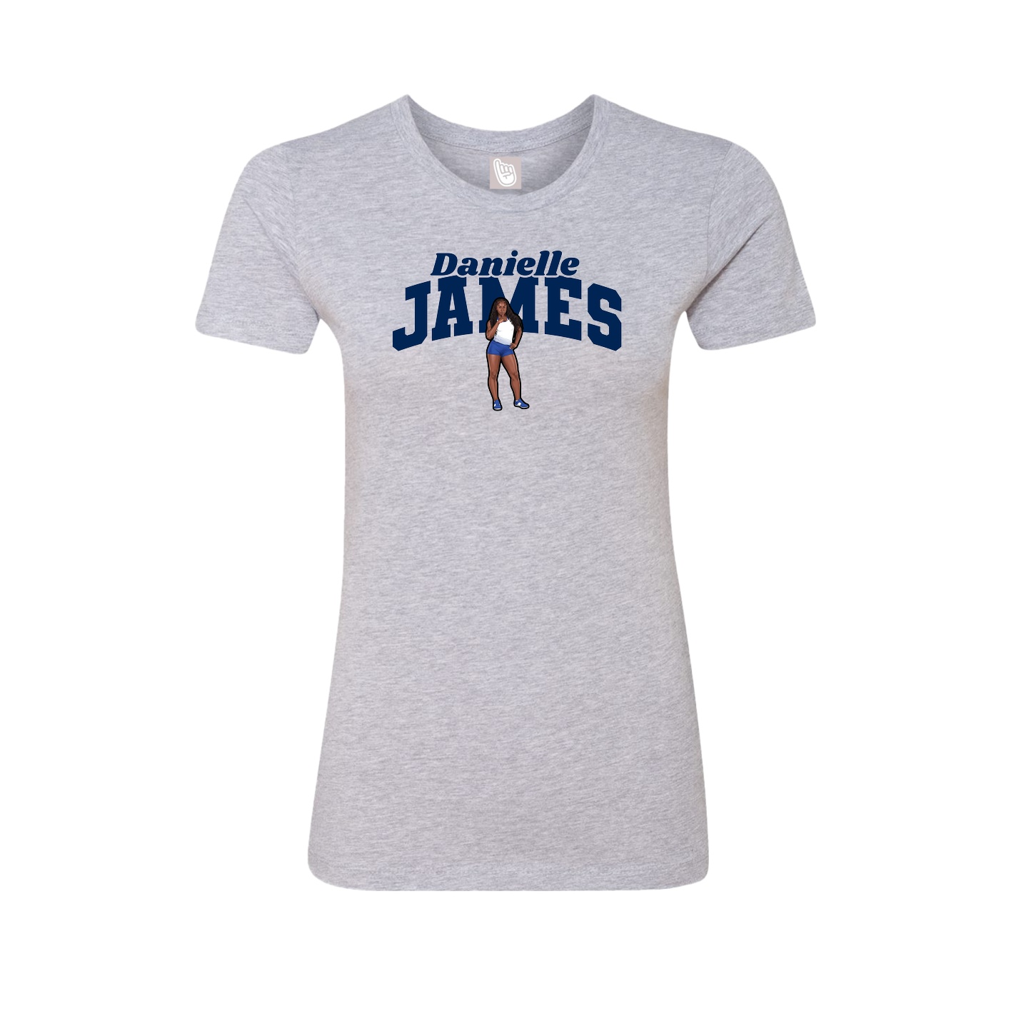 Womens Tee — Signature Arch in Grey