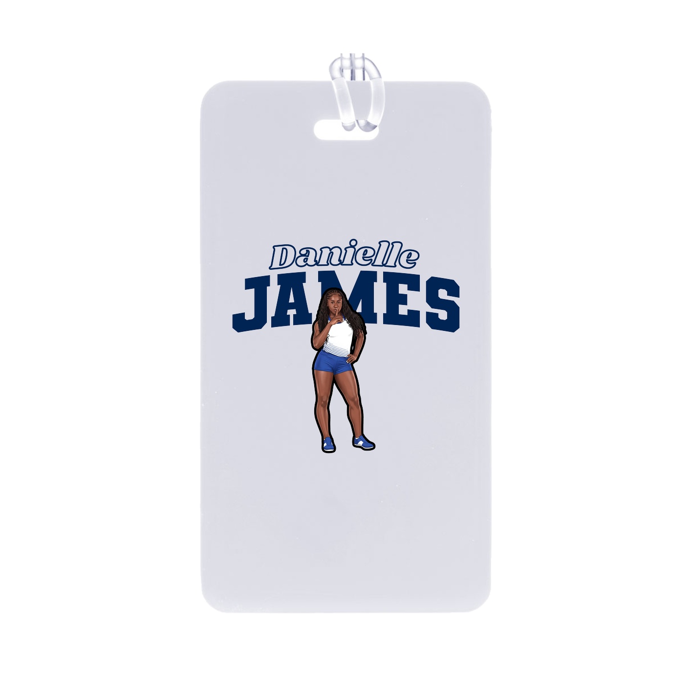 Bag Tag — Name Arch in Classic