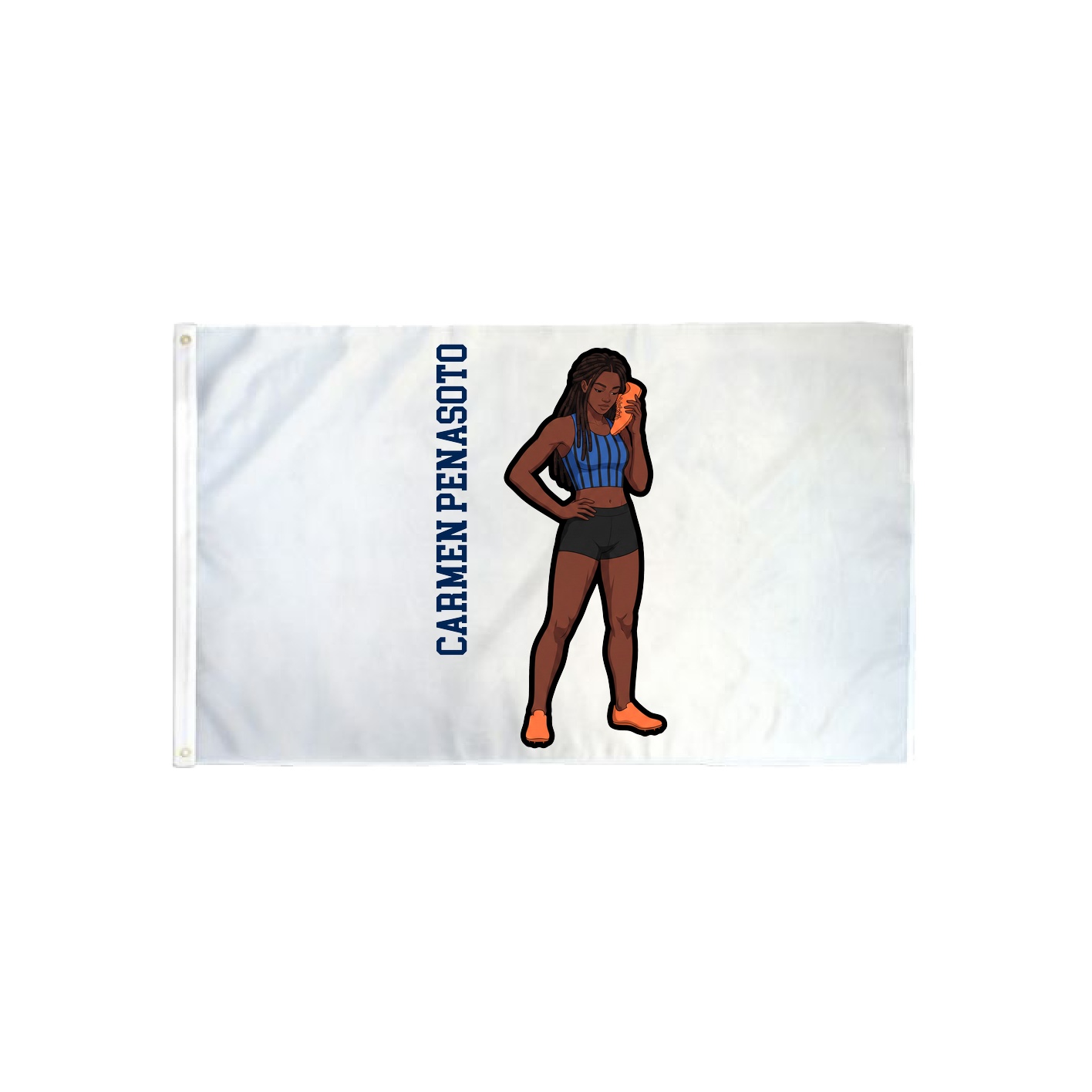 3x5 Flag — Name Vertical in Classic