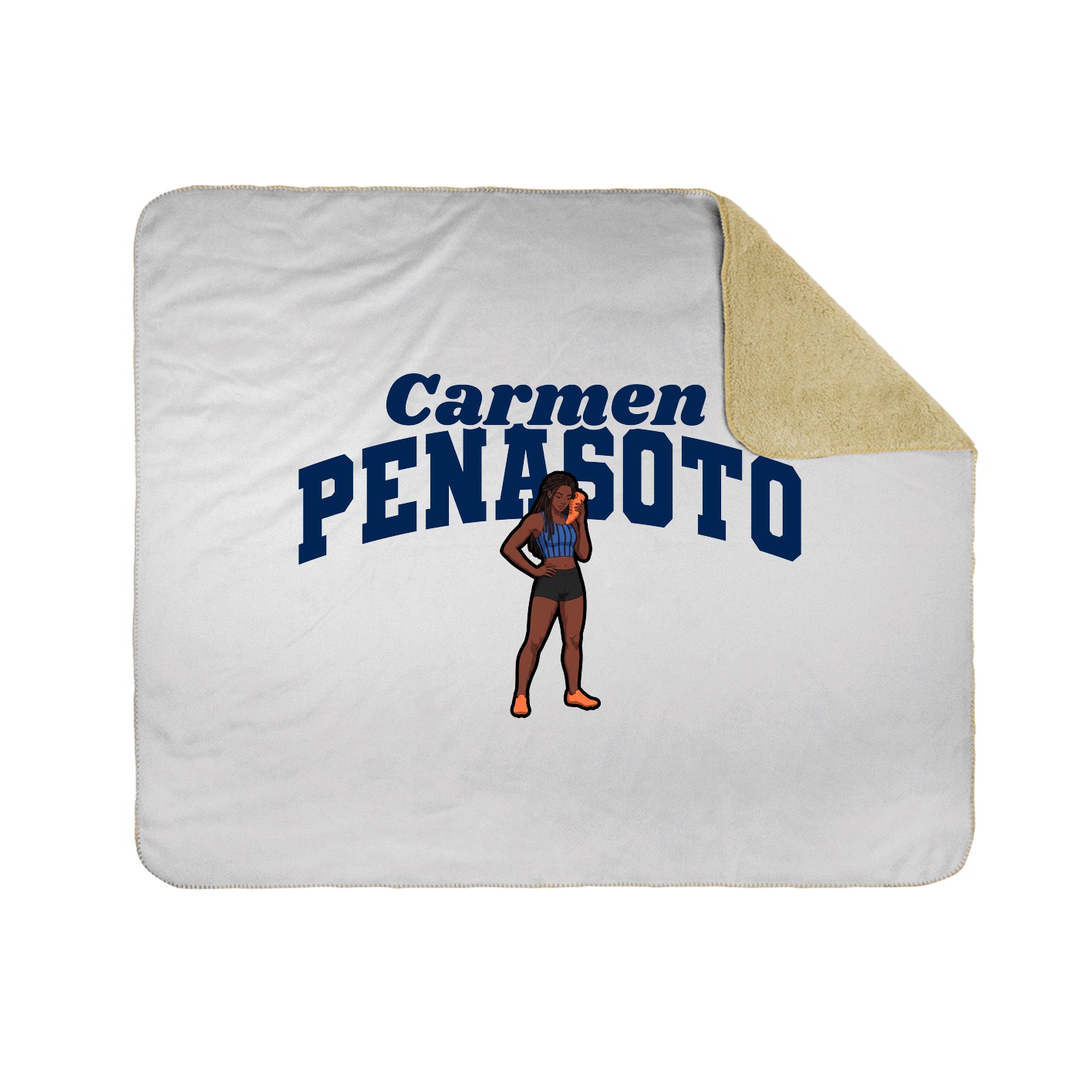 Throw Blanket — Signature Arch in White