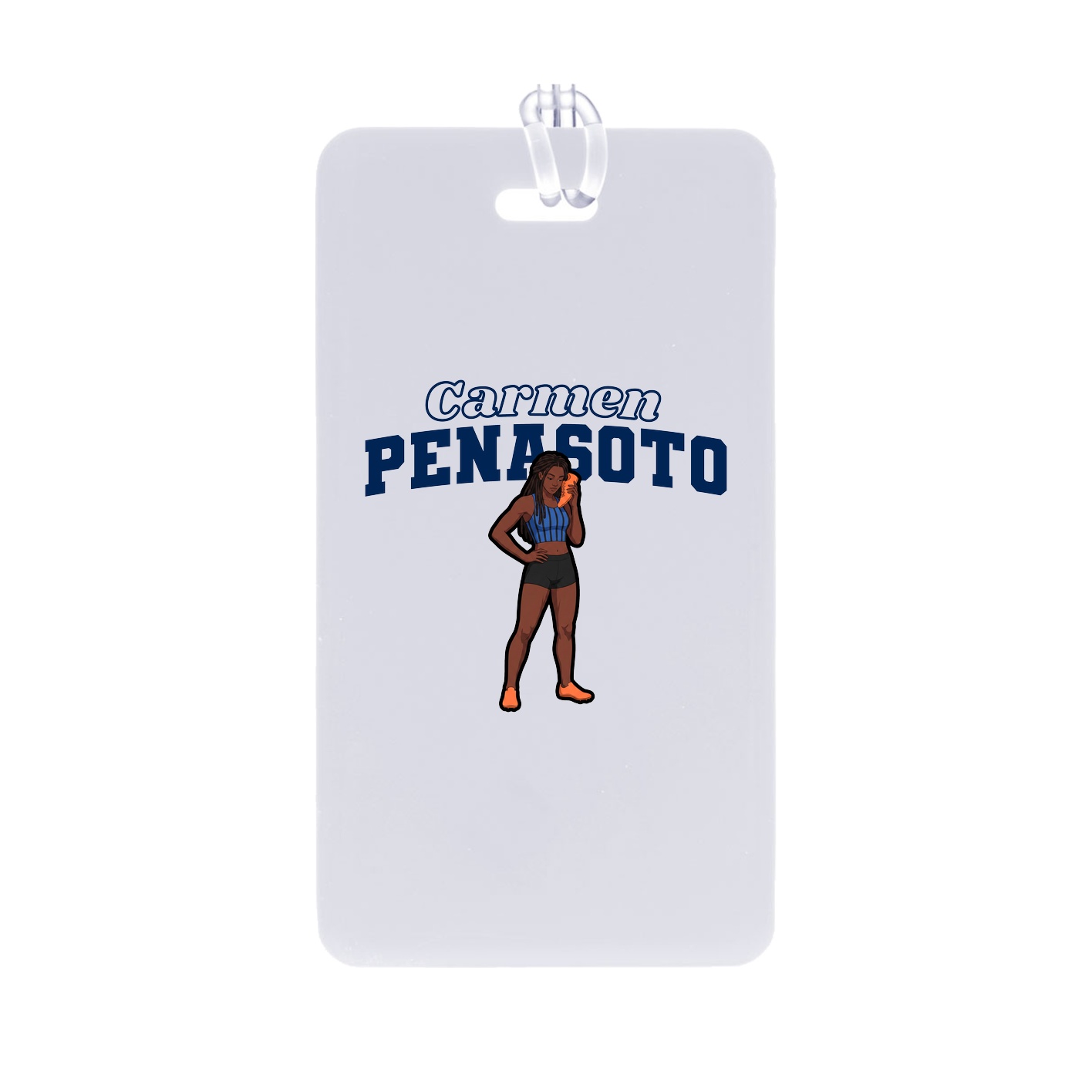 Bag Tag — Name Arch in Classic