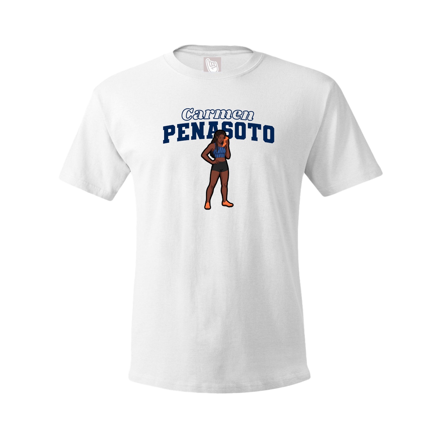 Tee — Name Arch in White