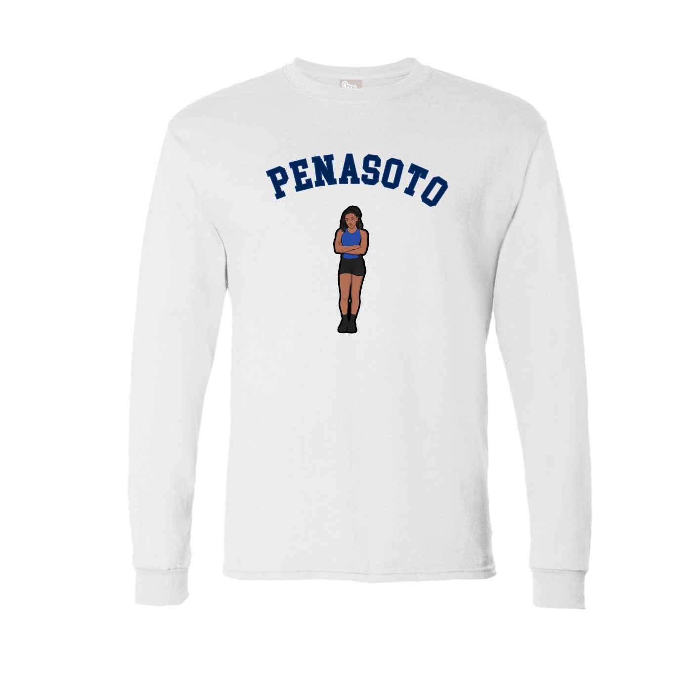 Long Sleeve Tee — Shirsey Arch in White