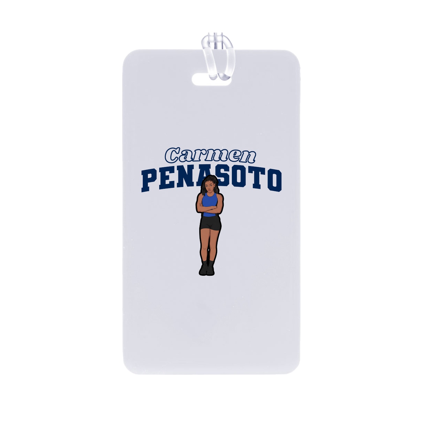 Bag Tag — Name Arch in Classic