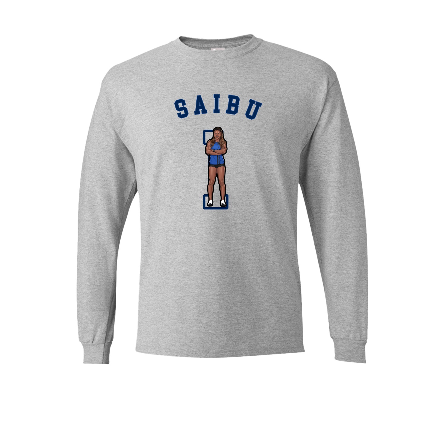 Long Sleeve Tee — Shirsey Arch in Grey