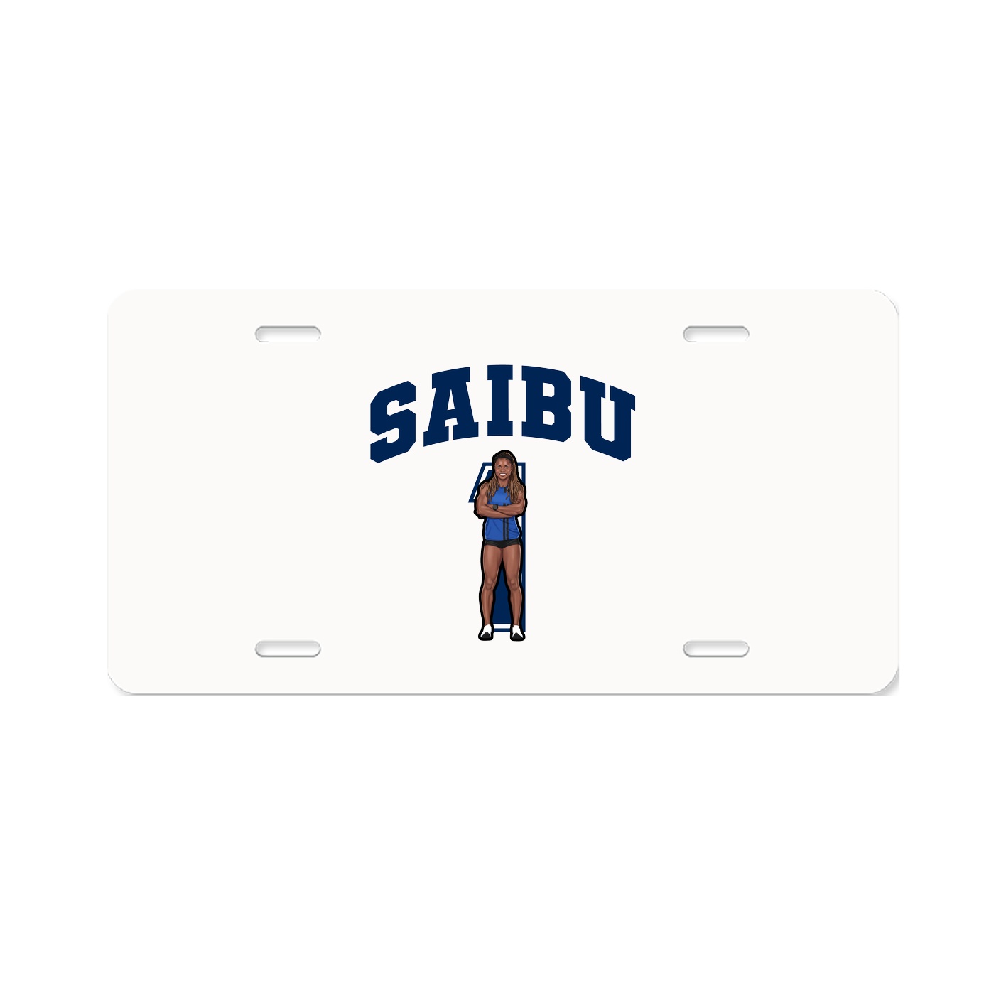 License Plate — Number in Classic