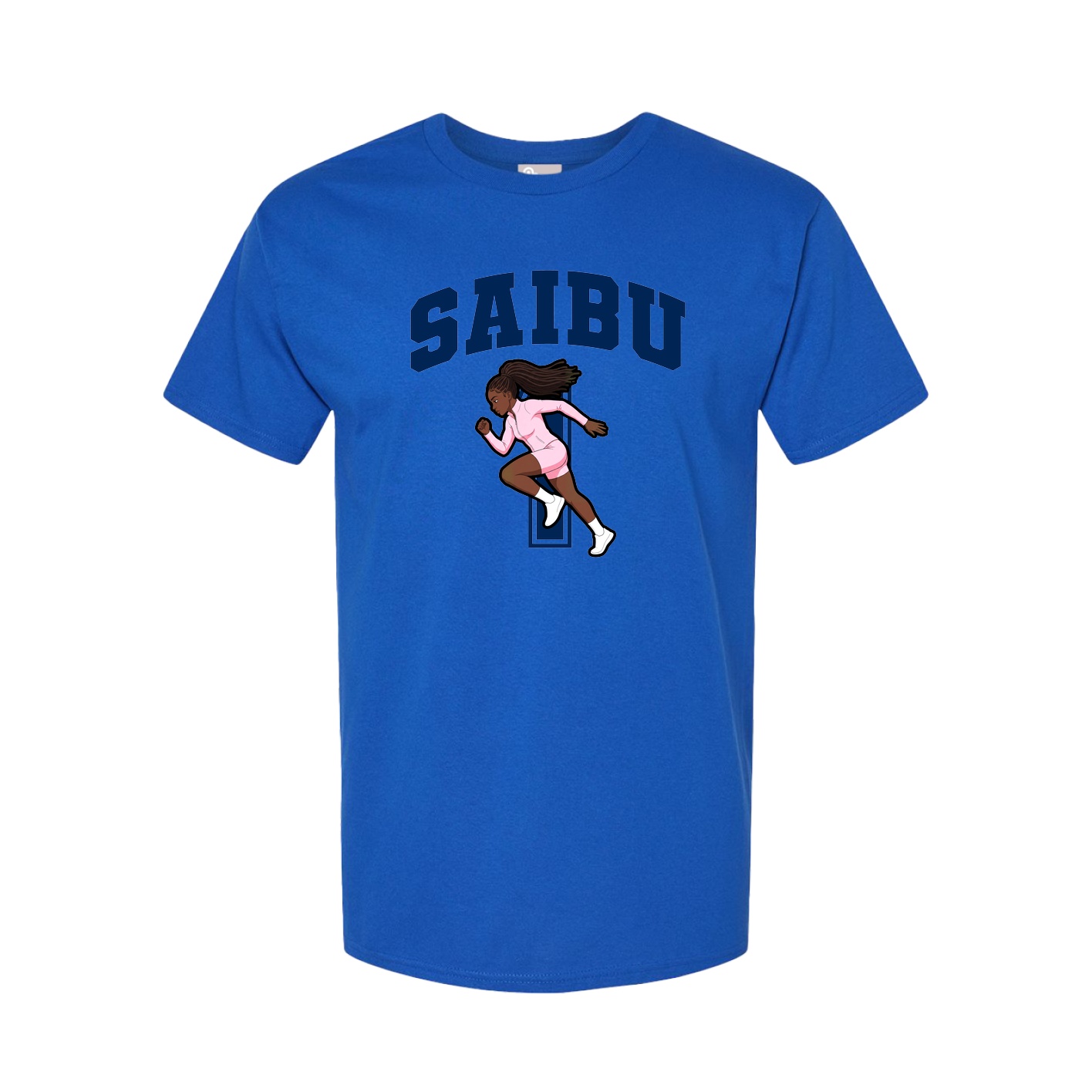 Youth Tee — Number in Royal