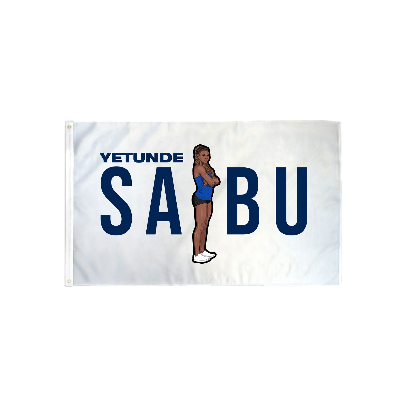 3x5 Flag — Player Name in Classic
