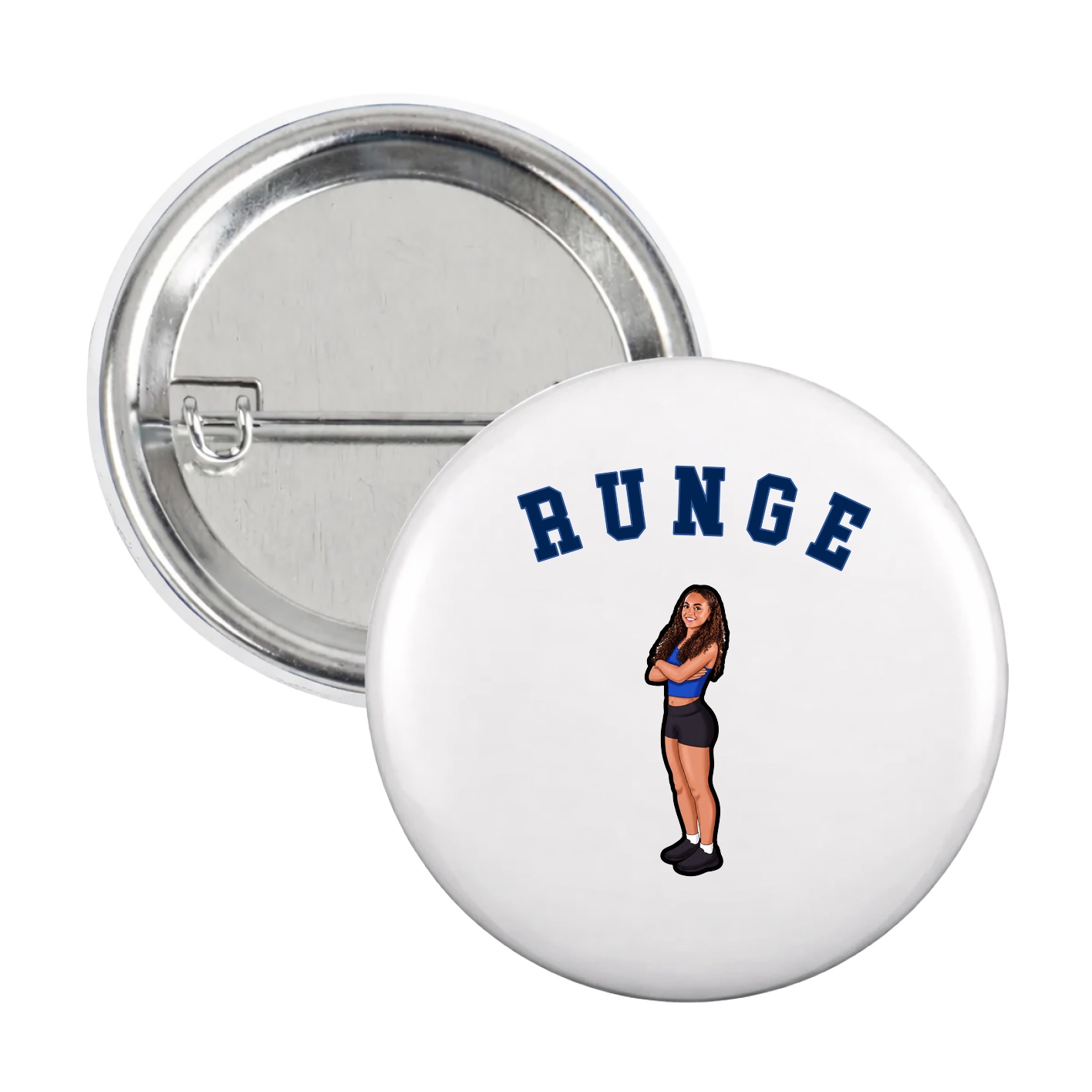 Game Day Button — Shirsey Arch in White