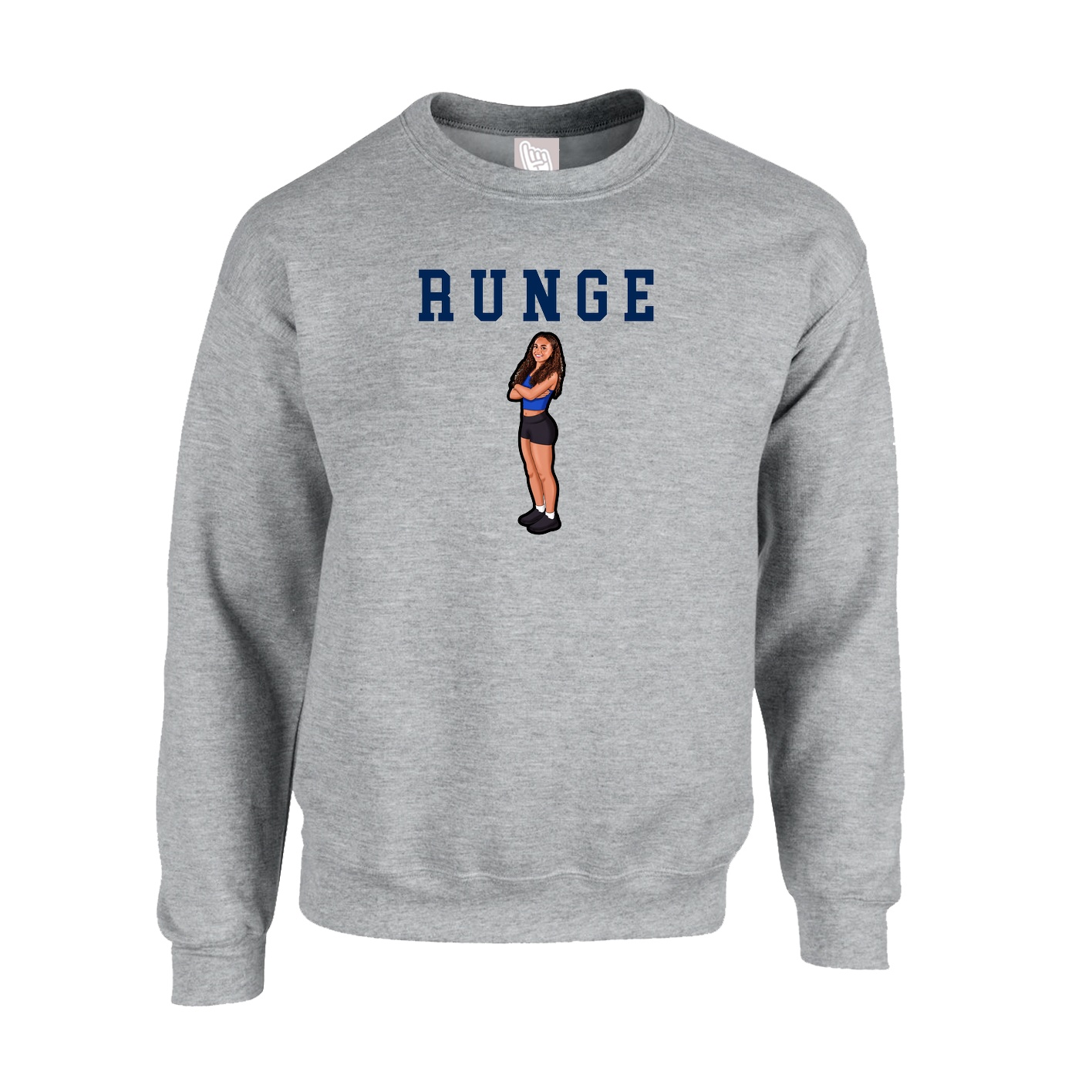 Fleece Crew — Shirsey in Grey
