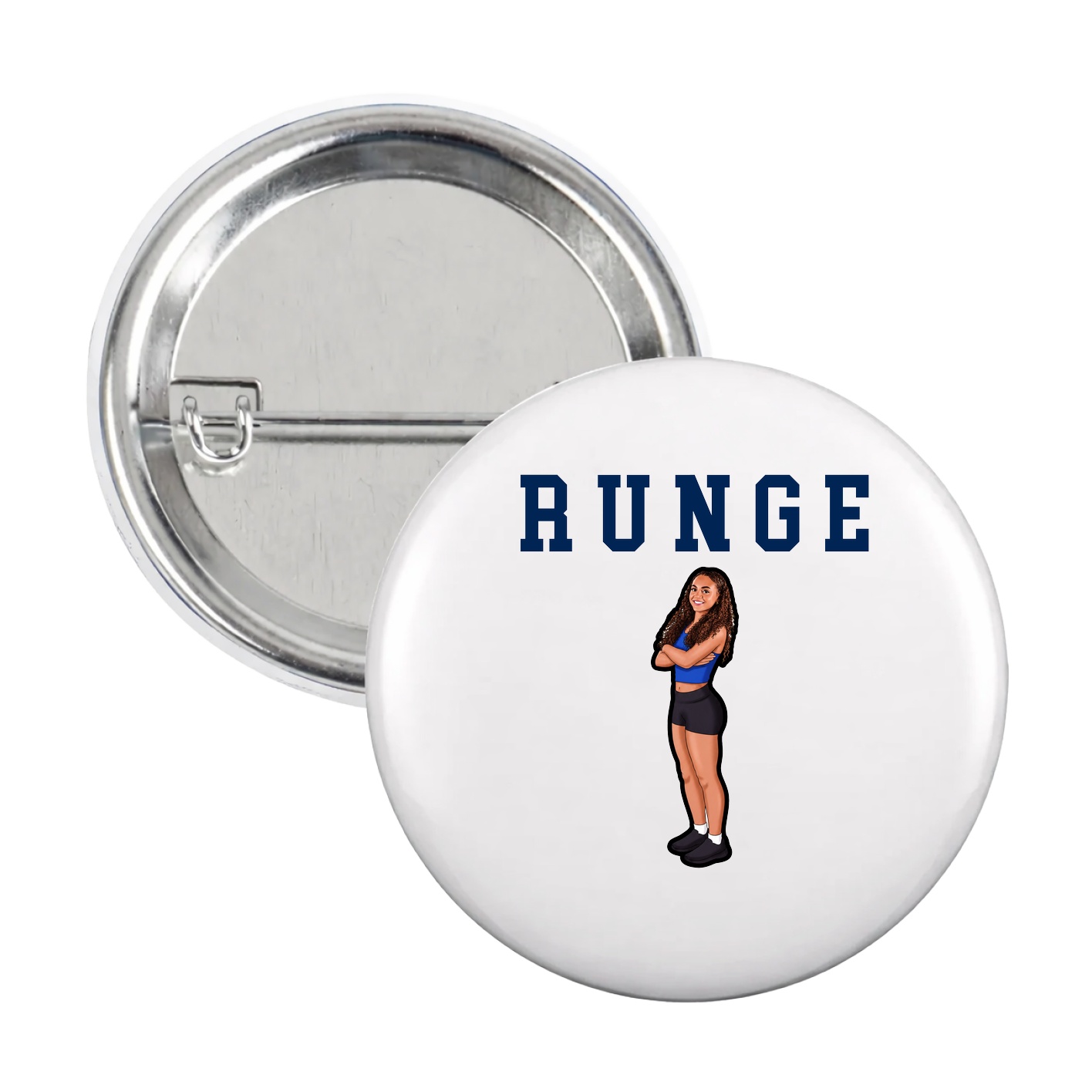 Game Day Button — Shirsey in White