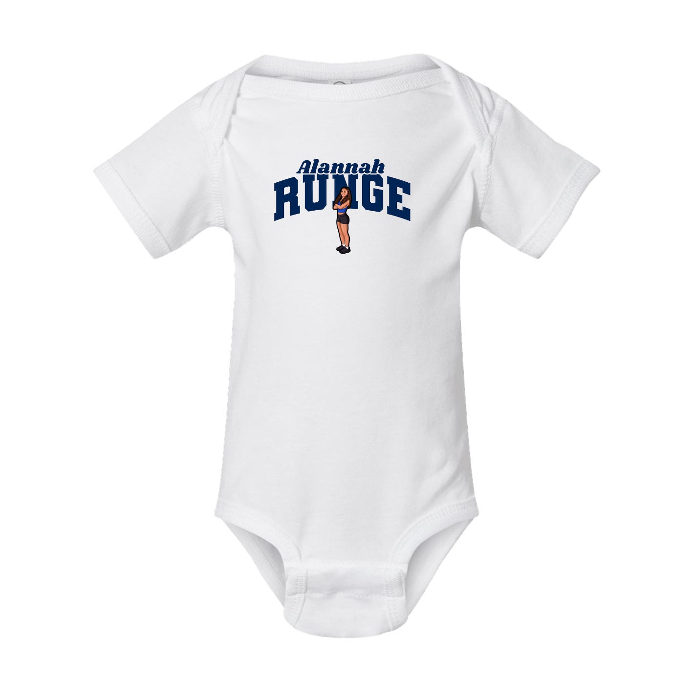 Baby Onesie — Signature Arch in White