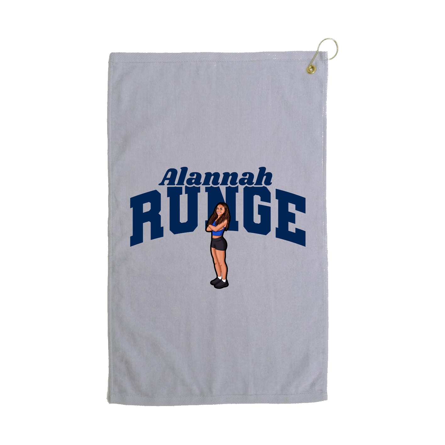 Golf Towel — Signature Arch in Grey