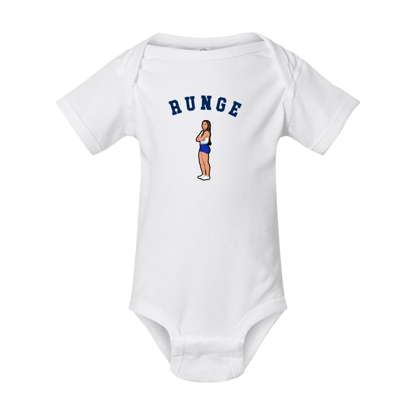 Baby Onesie — Shirsey Arch in White