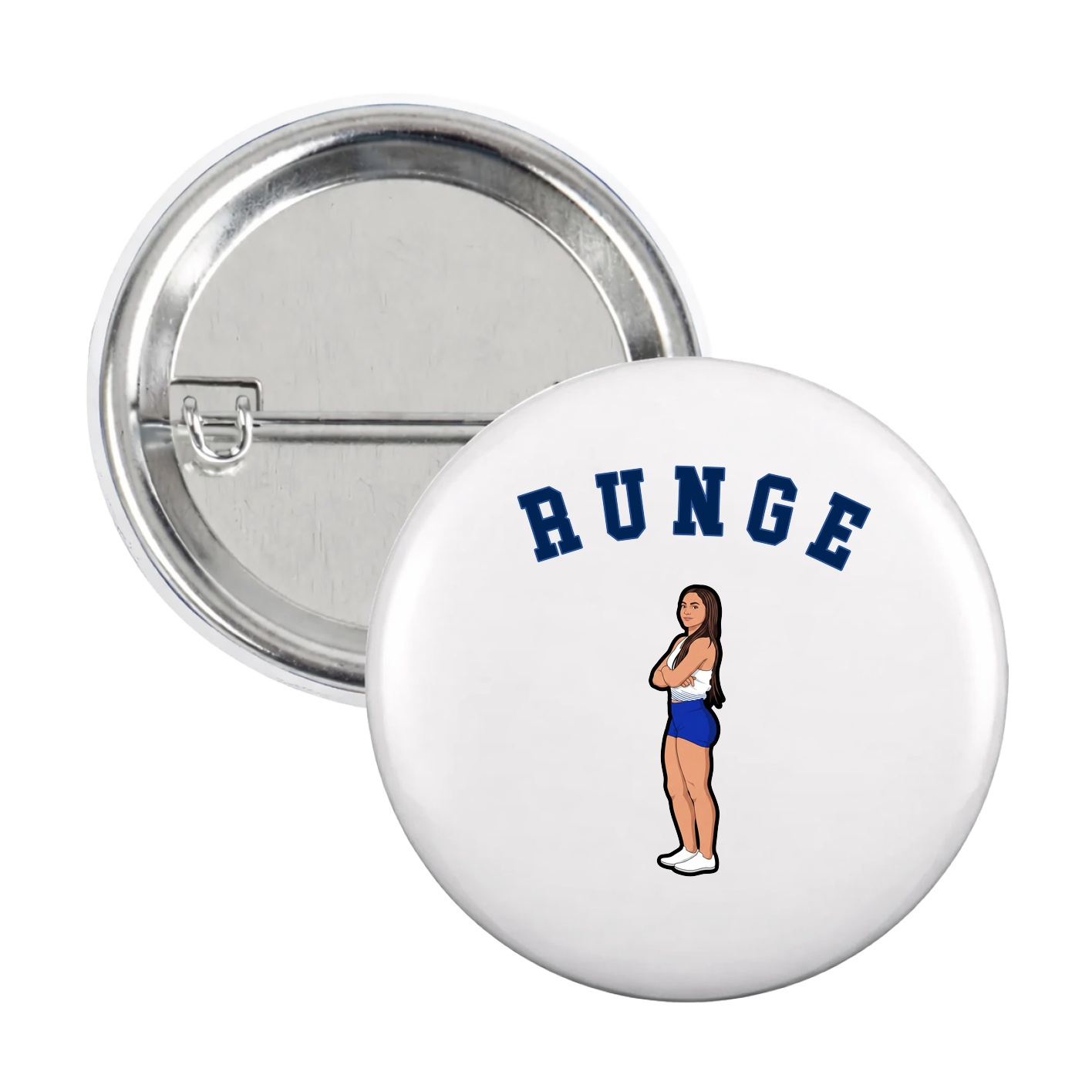 Game Day Button — Shirsey Arch in White