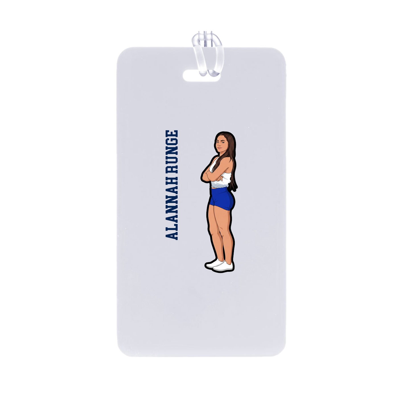 Bag Tag — Name Vertical in Classic