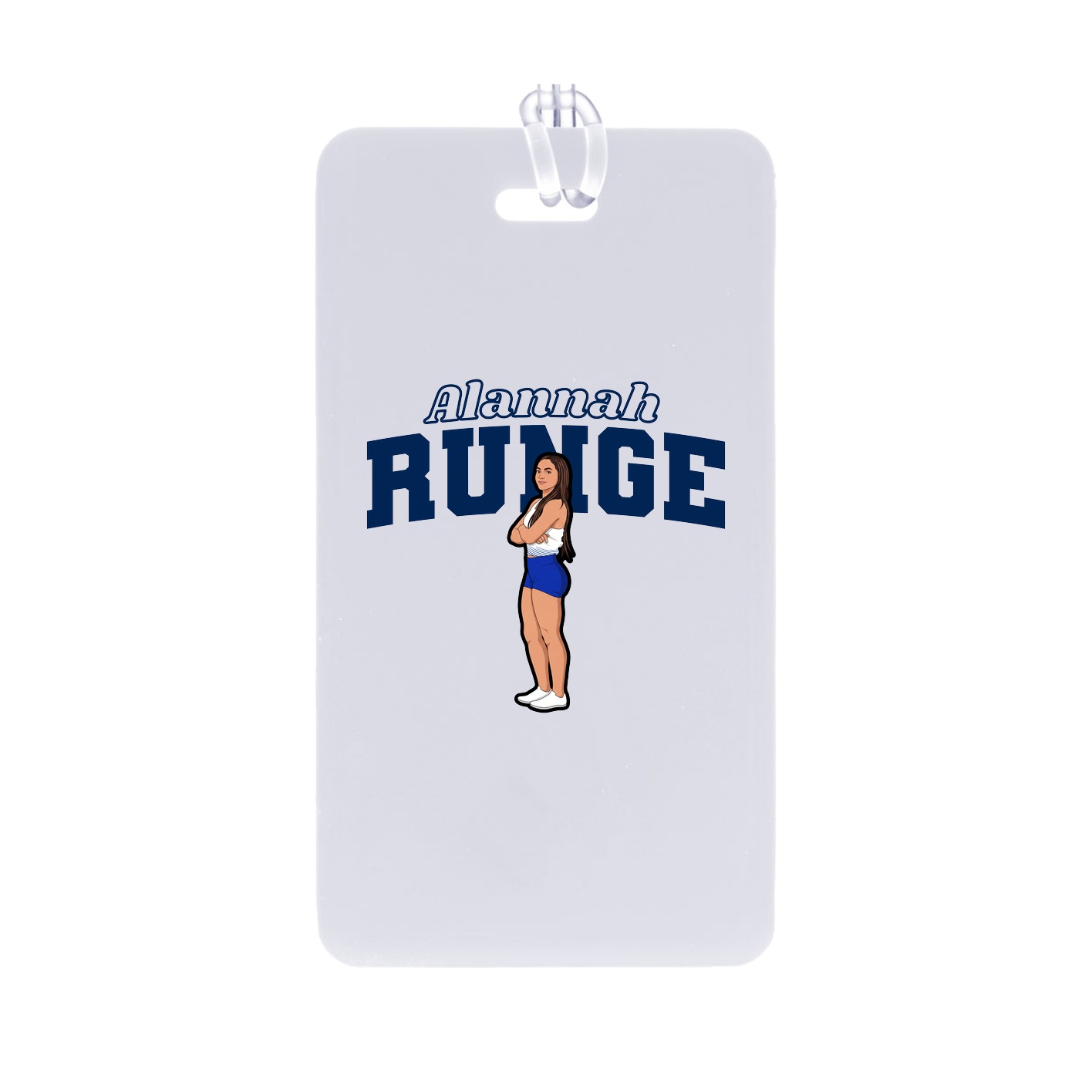 Bag Tag — Name Arch in Classic