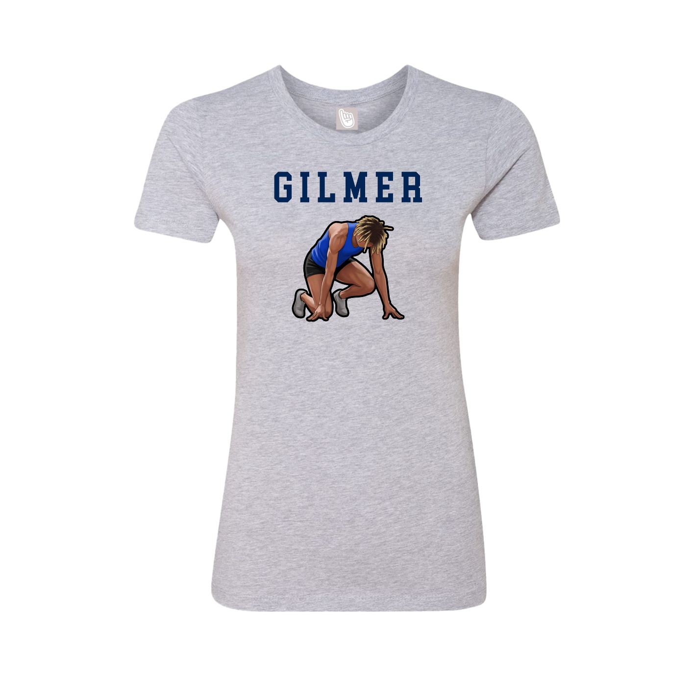 Fitted Women's Tee — Shirsey in Grey