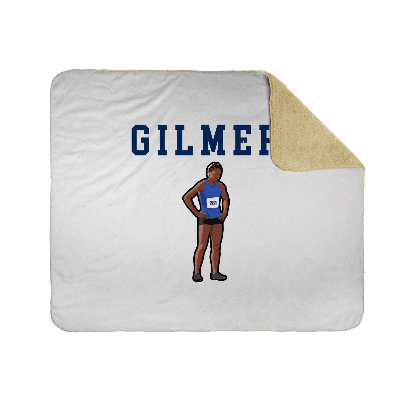 Throw Blanket — Shirsey in White