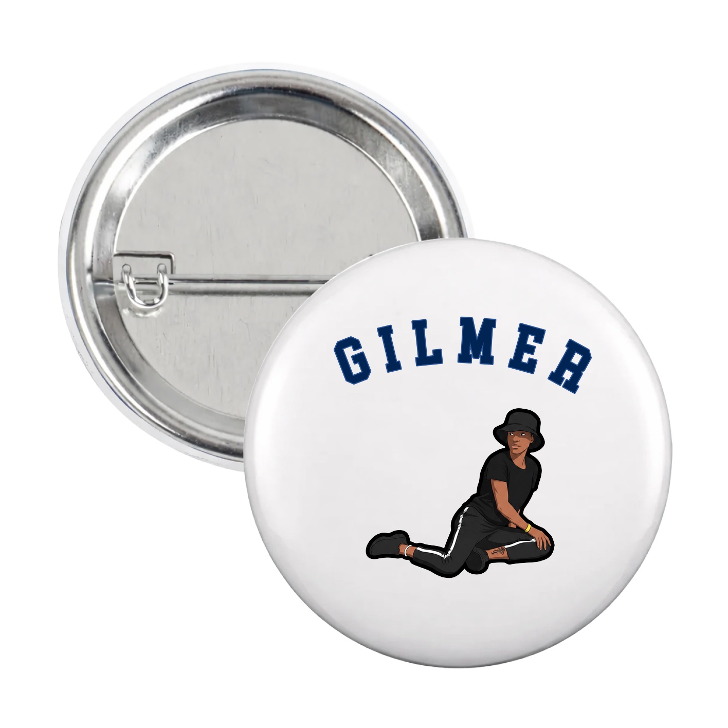 Game Day Button — Shirsey Arch in White