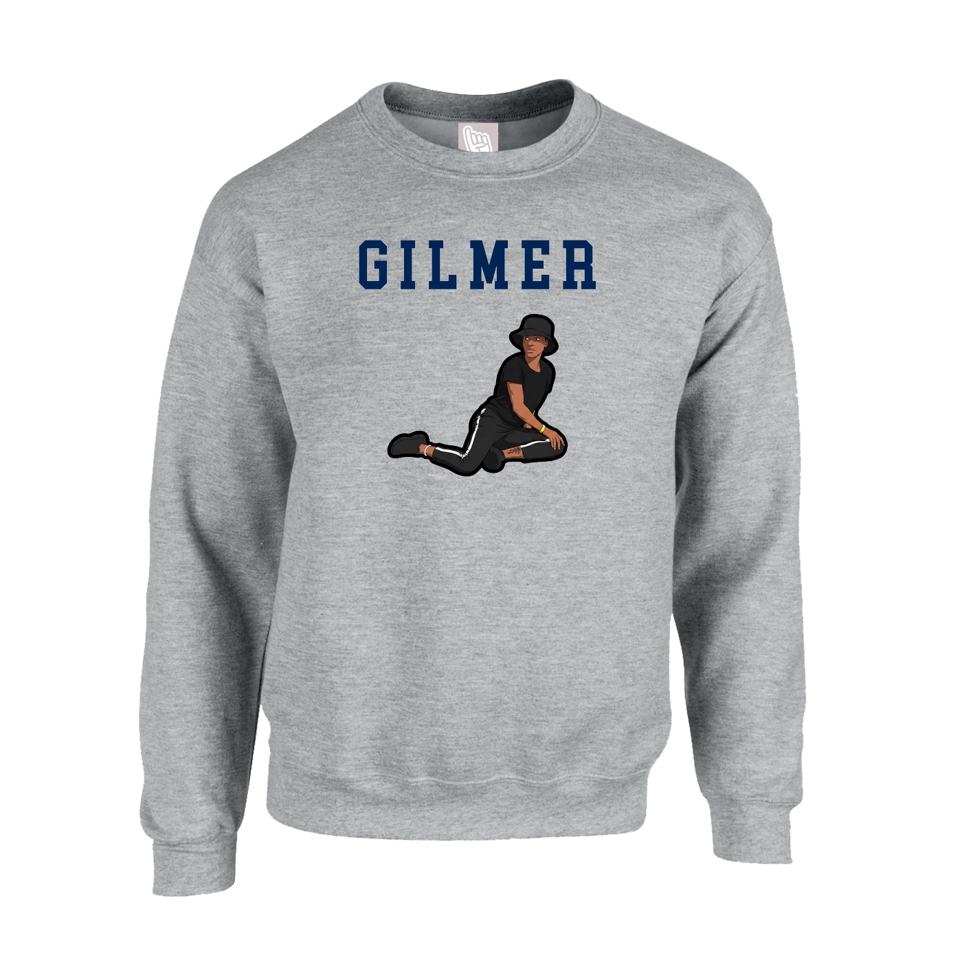 Fleece Crew — Shirsey in Grey