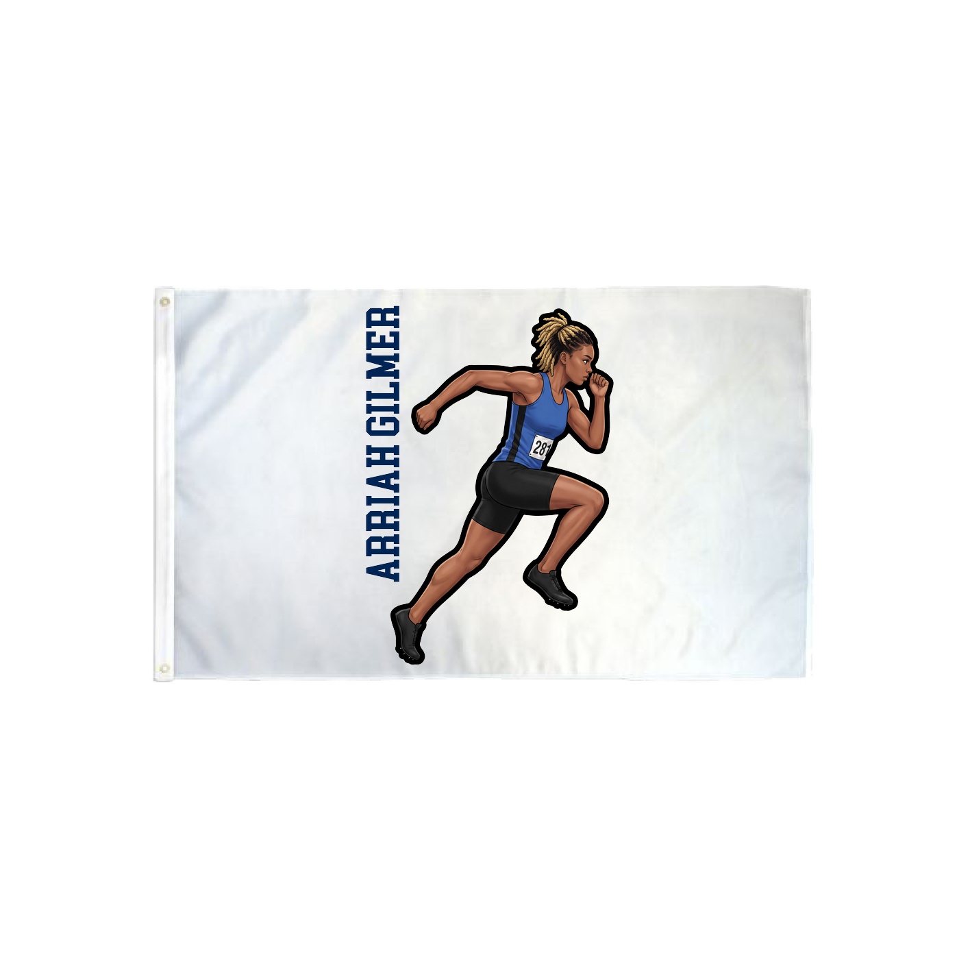 3x5 Flag — Name Vertical in Classic