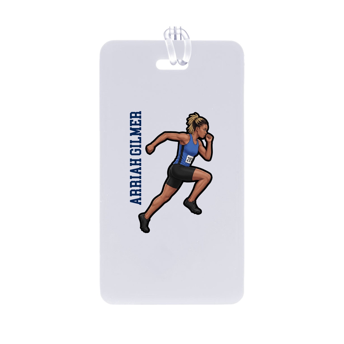 Bag Tag — Name Vertical in Classic