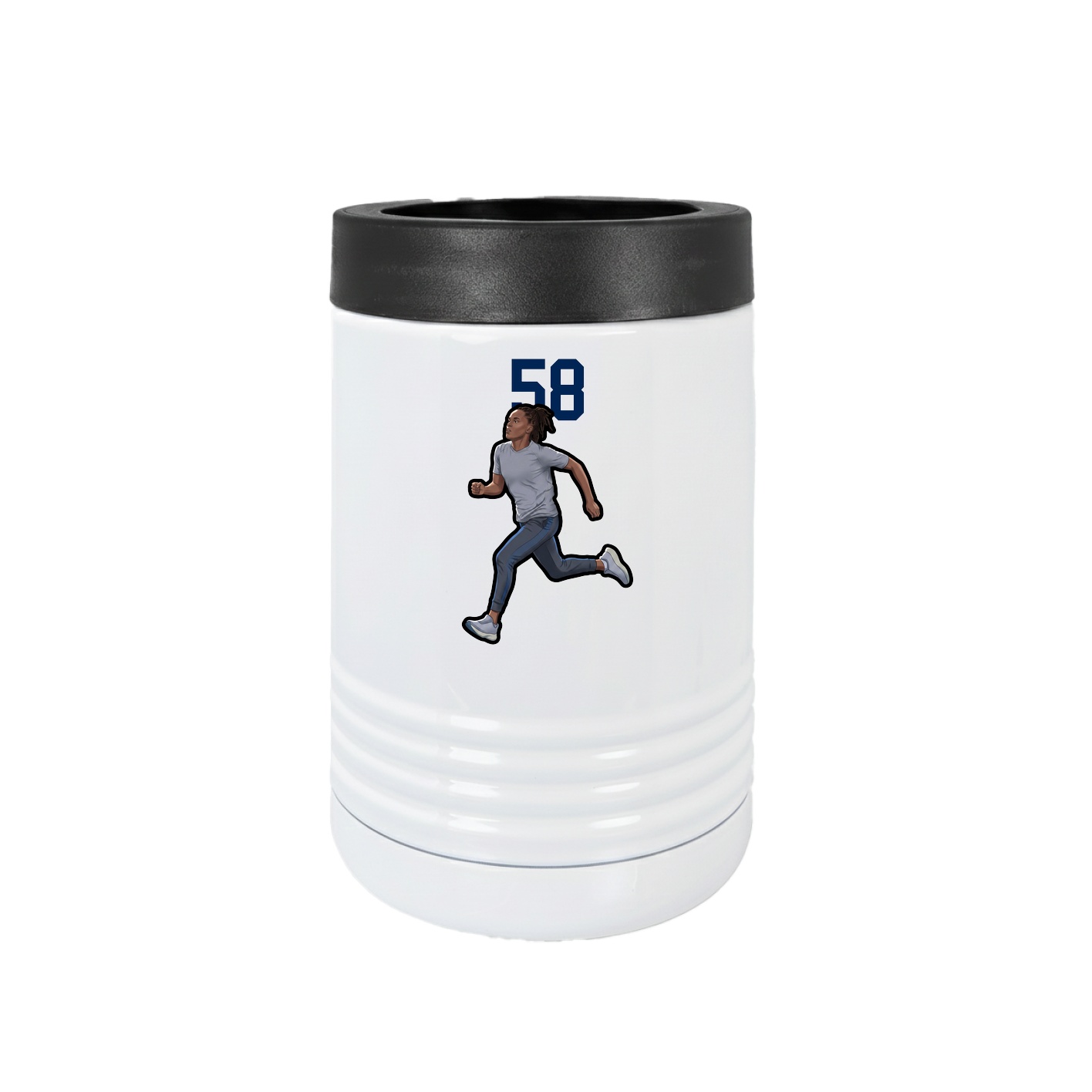 Beverage Holder — Number Top in White